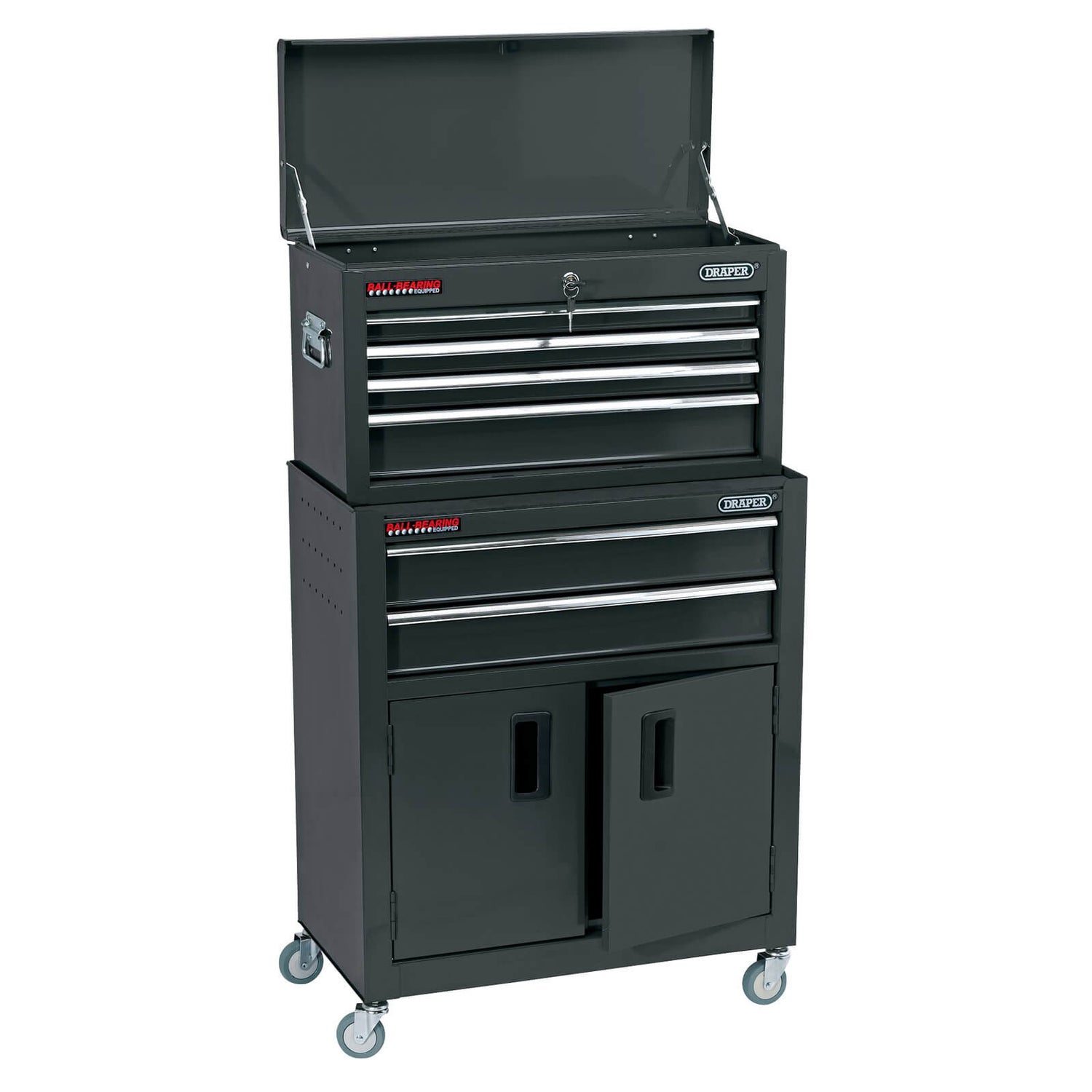 Draper 24 Inch Combined Roller and Tool Chest (6 Drawer) Homebase