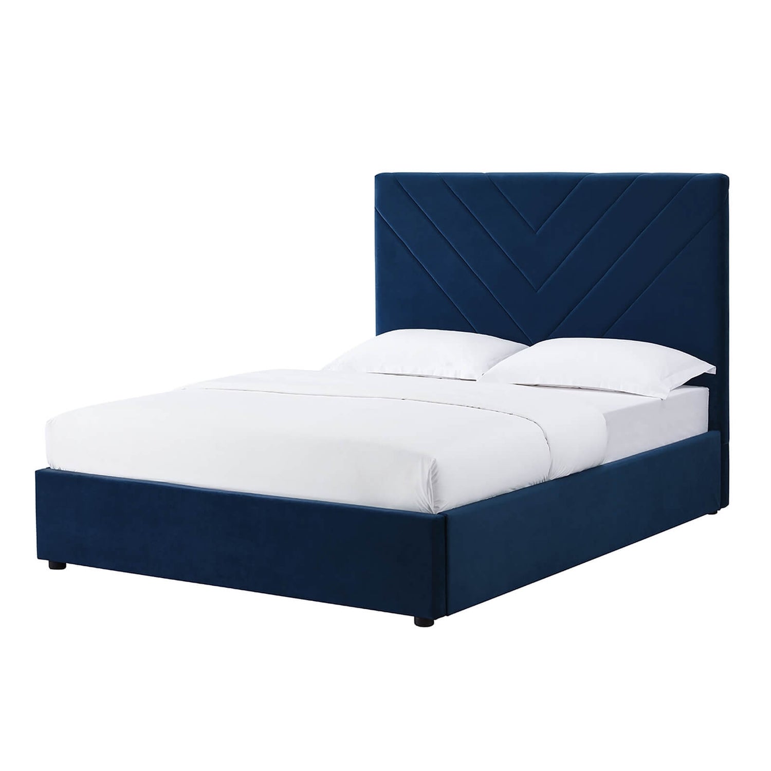 Islington Double Bed Royal Blue Homebase