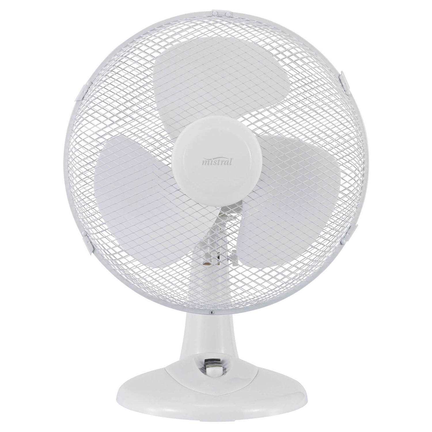 12 Inch Desk Fan White Homebase