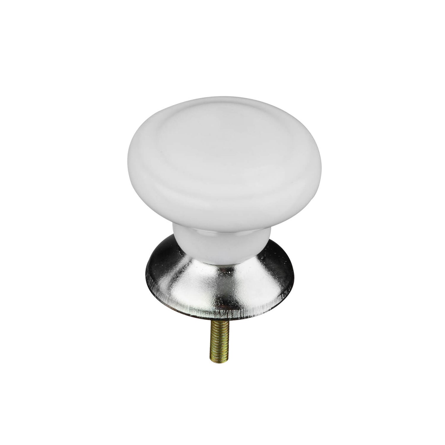 Classic Design White Ceramic Drawer Knobs Homebase
