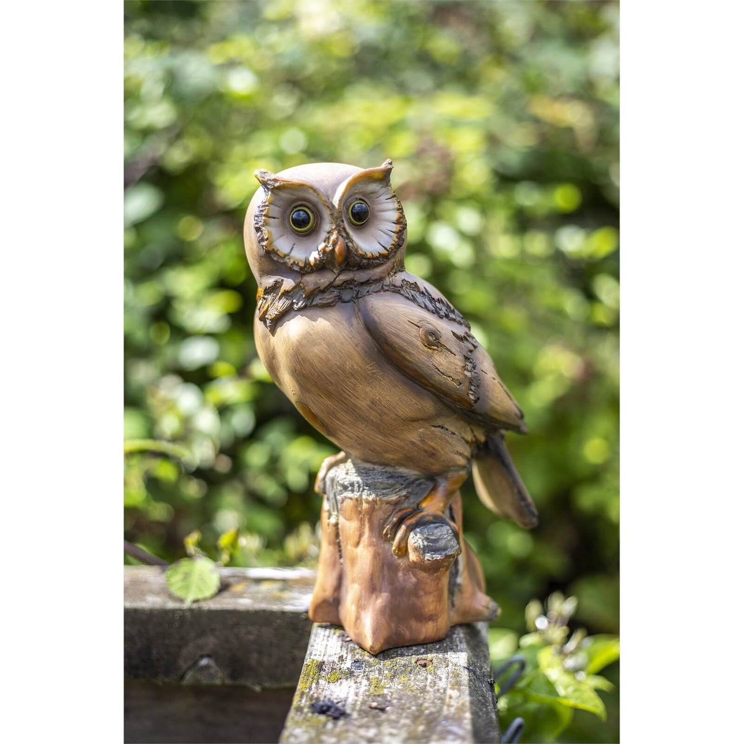 Resin wood Effect Owl | Homebase