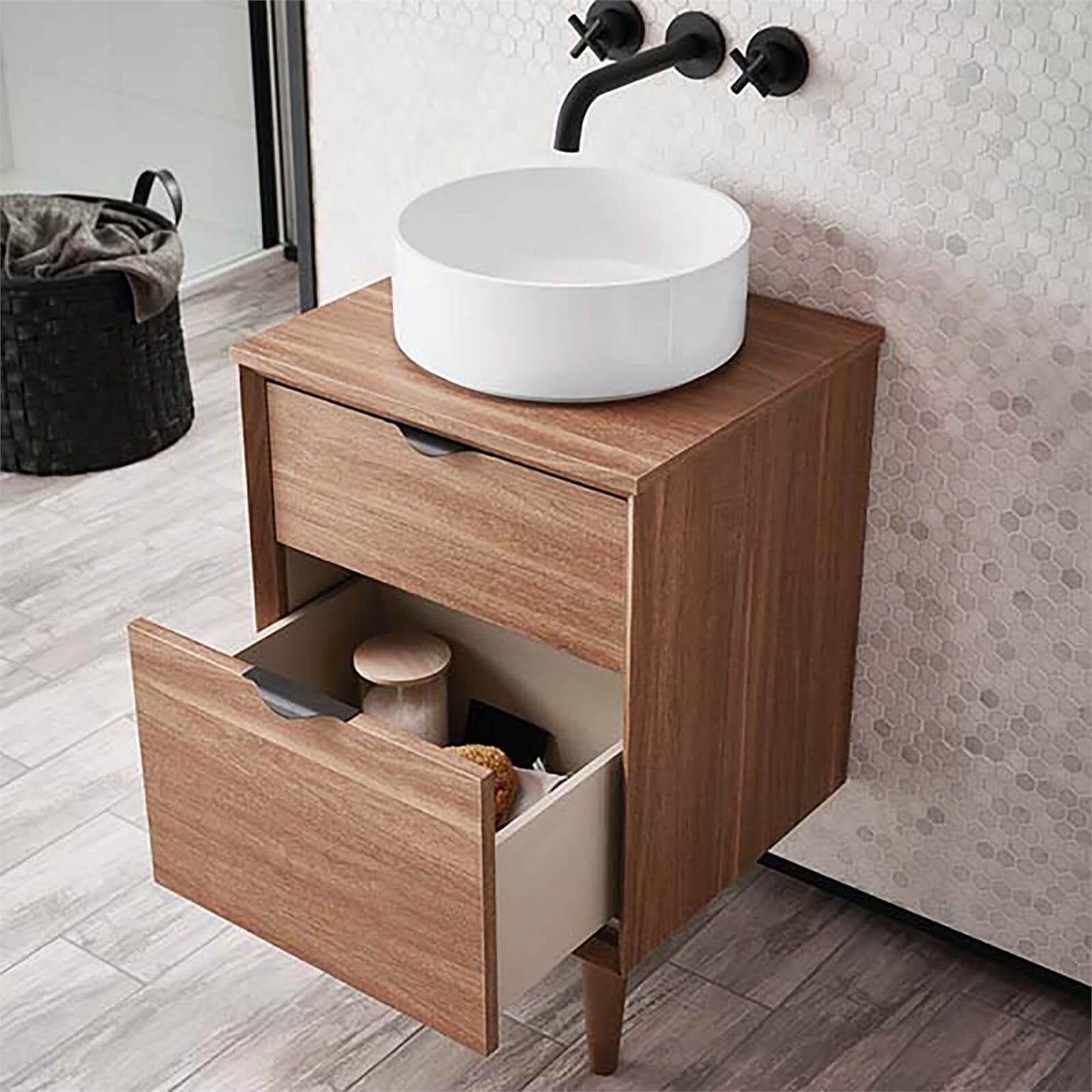 Bathstore Noir Craft 500mm Basin Unit Homebase