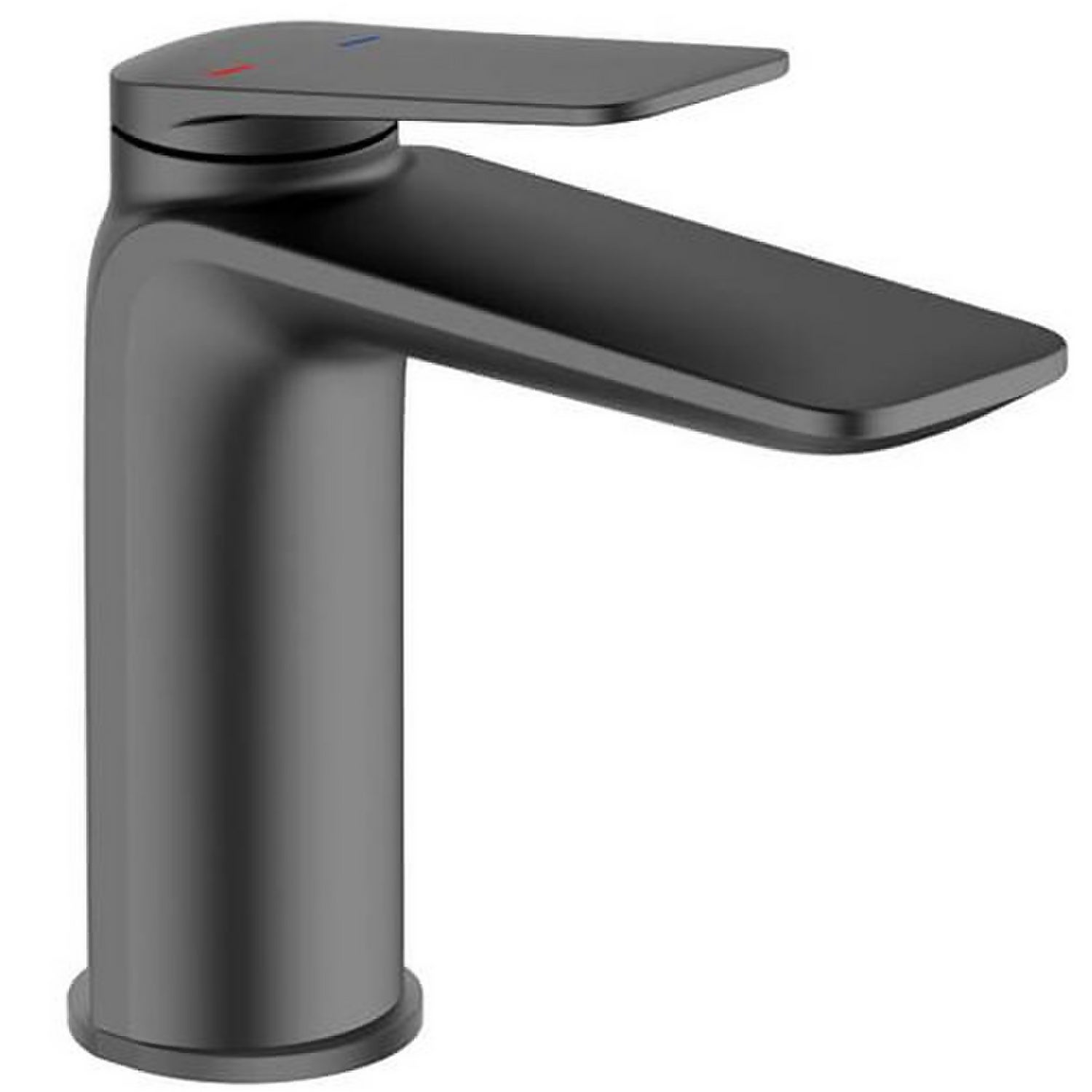 Bathstore Aero Basin Mixer Tap Matt Black Homebase