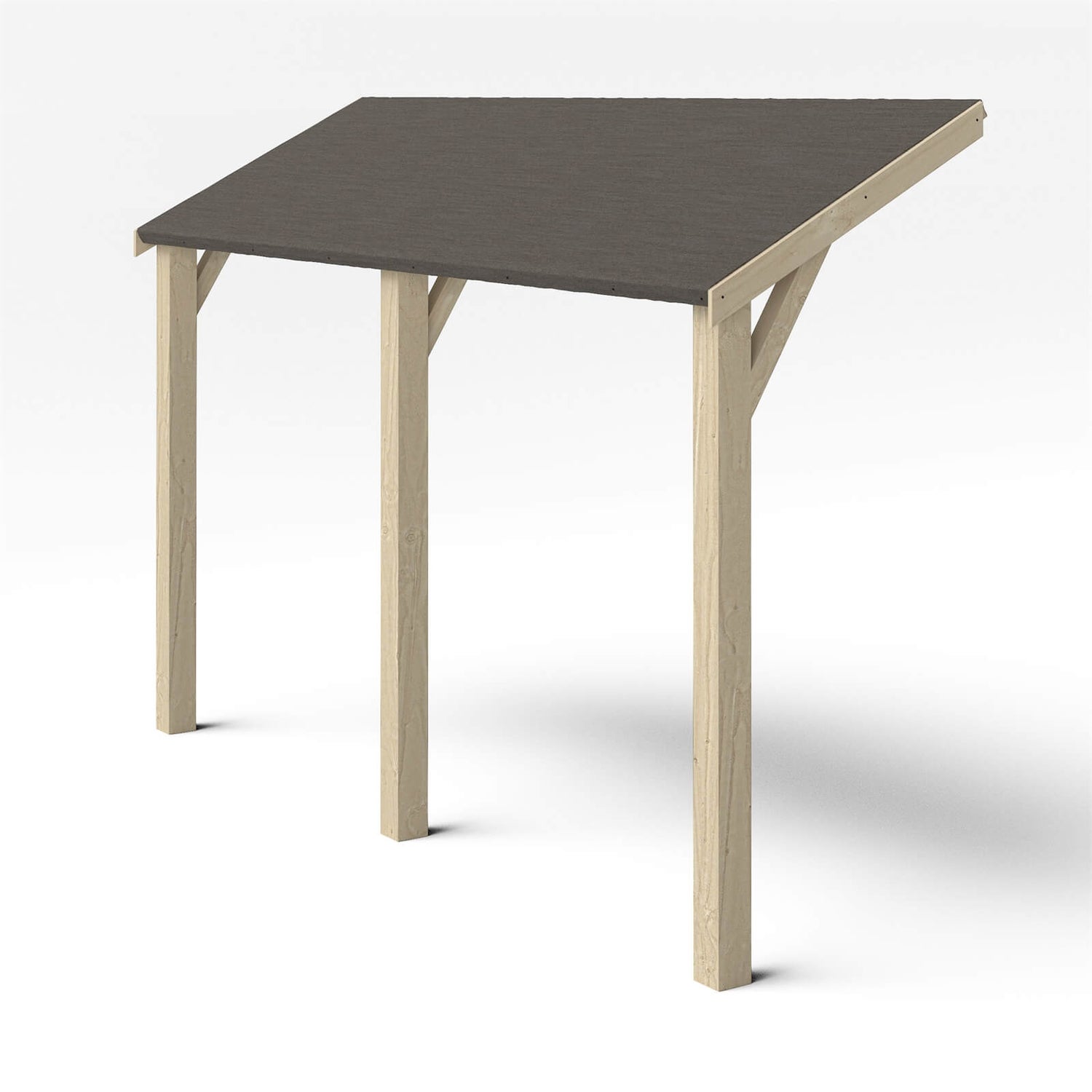Forest Lean To Shed Kit for 8x6 Overlap Pressure Treated Sheds | Homebase