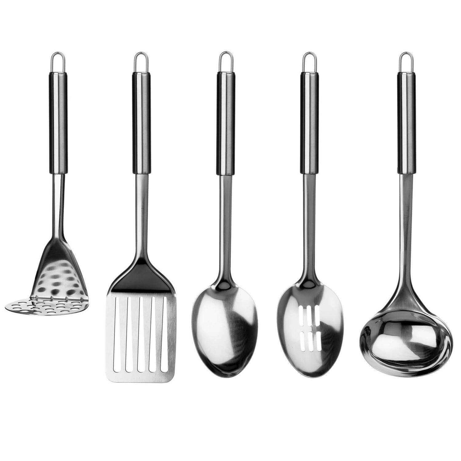 5 Piece Stainless Steel Kitchen Tool Set Homebase