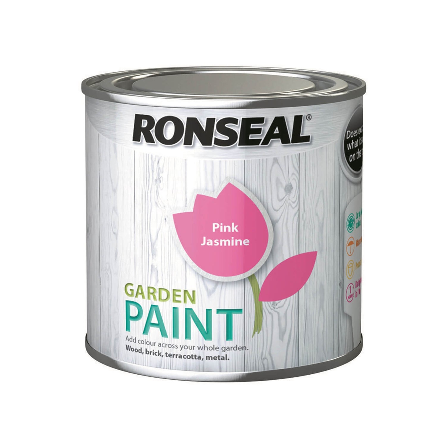 Ronseal Garden Paint Pink Jasmine 250ml Homebase