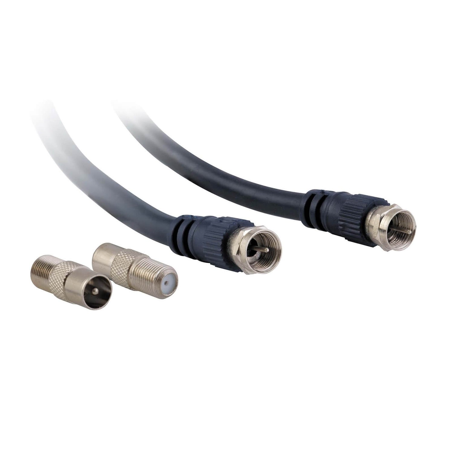 3m TV Cable & F-type Connectors | Homebase