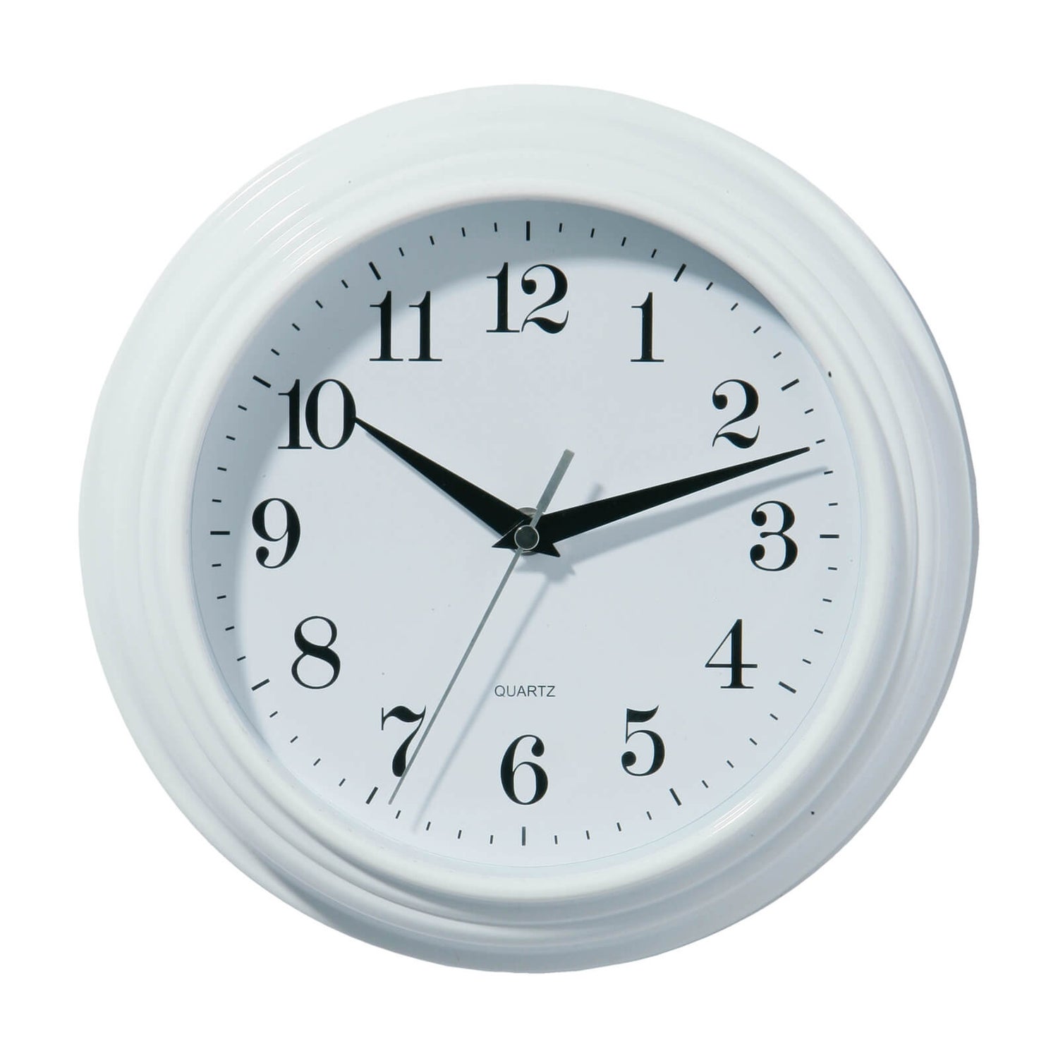 Wall Clock Vintage White Homebase