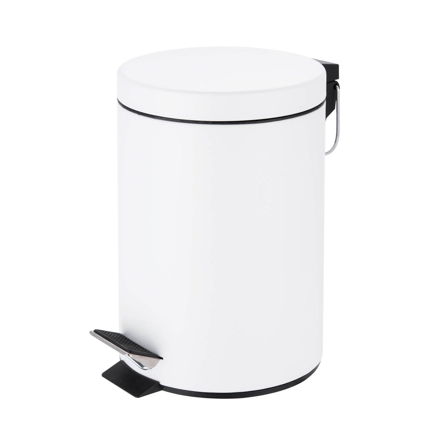 3L Pedal Bin White Homebase