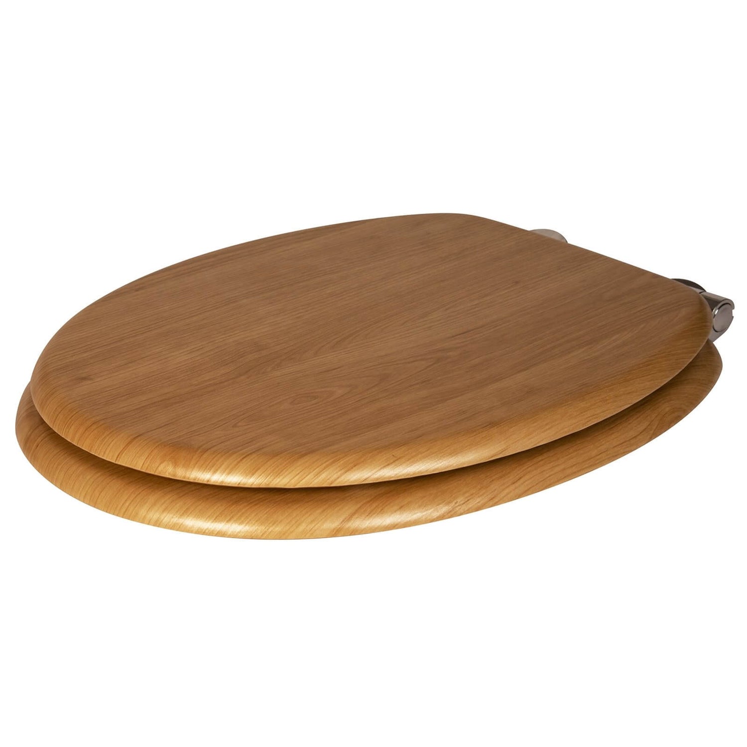 Hartley Light Oak Toilet Seat Homebase