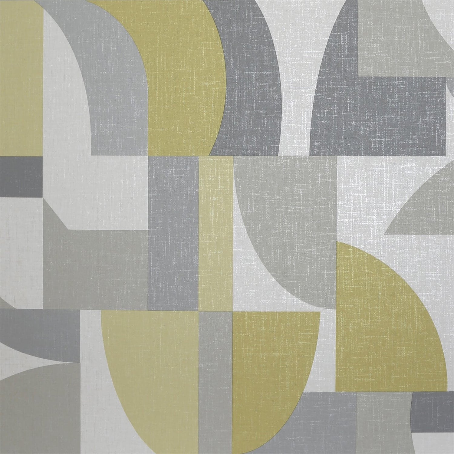 Arthouse Modern Geometric Textured Ochre and Grey Wallpaper Homebase
