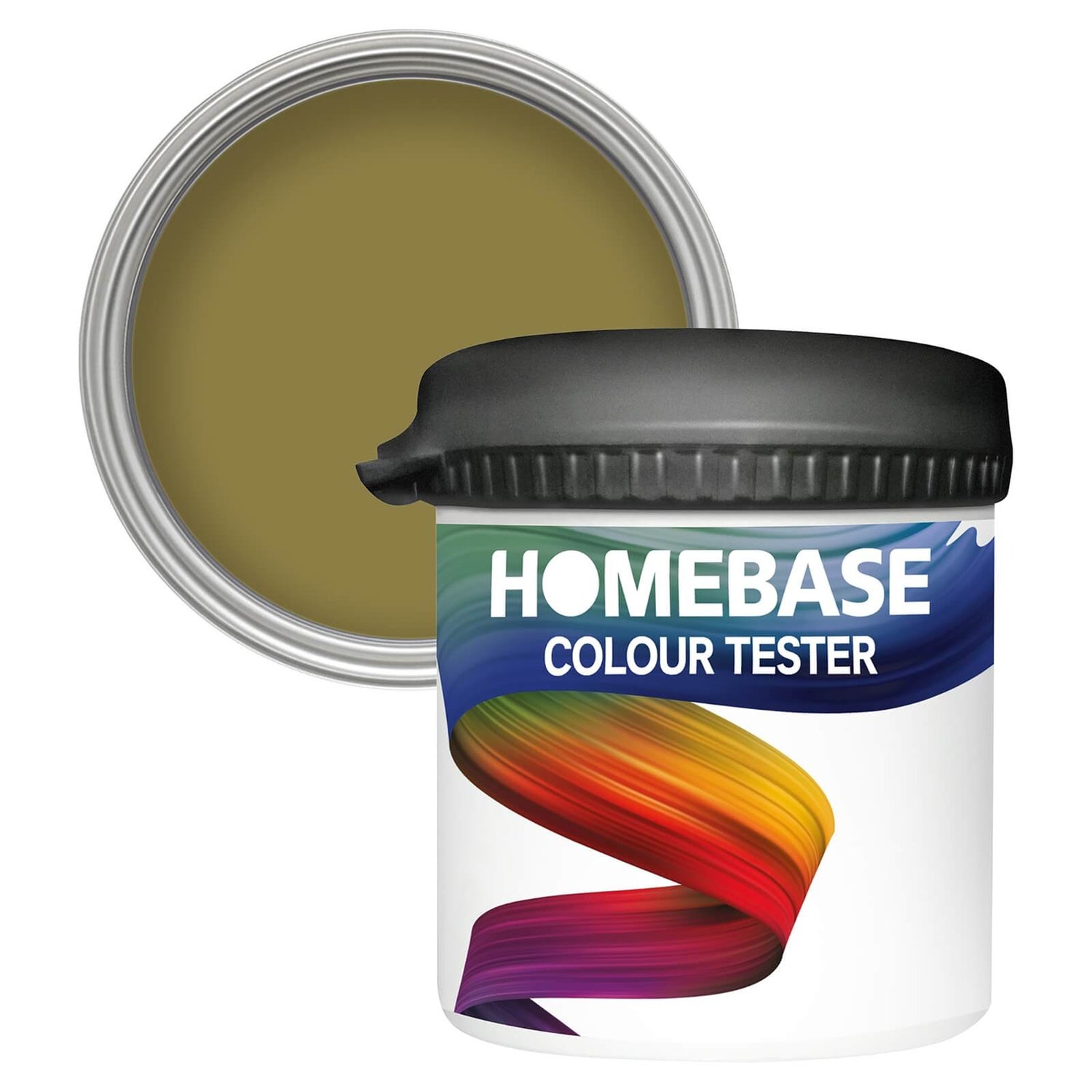 Homebase Matt Colour Paint Tester Mossy Green 90ml Homebase