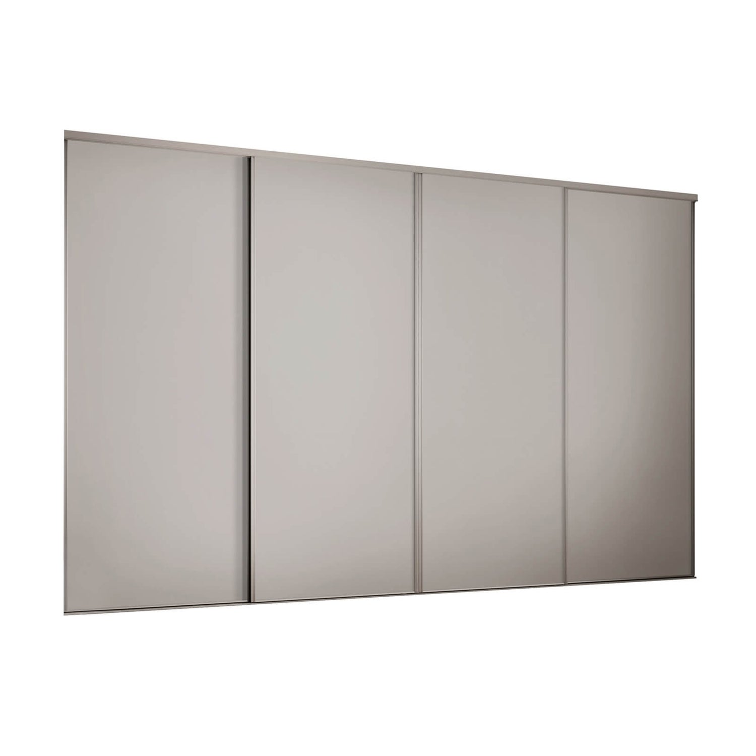Classic 4 Door Sliding Wardrobe Kit Cashmere Panel (W)2978 x (H)2260mm