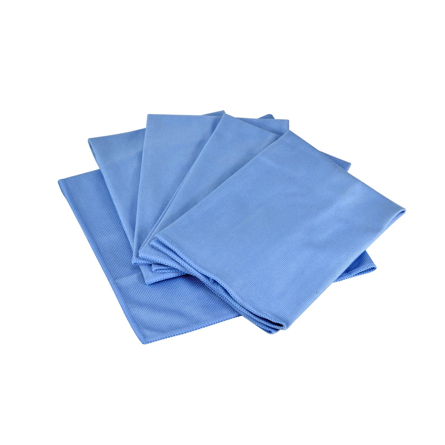 5 pack of glass cleaning cloths Homebase