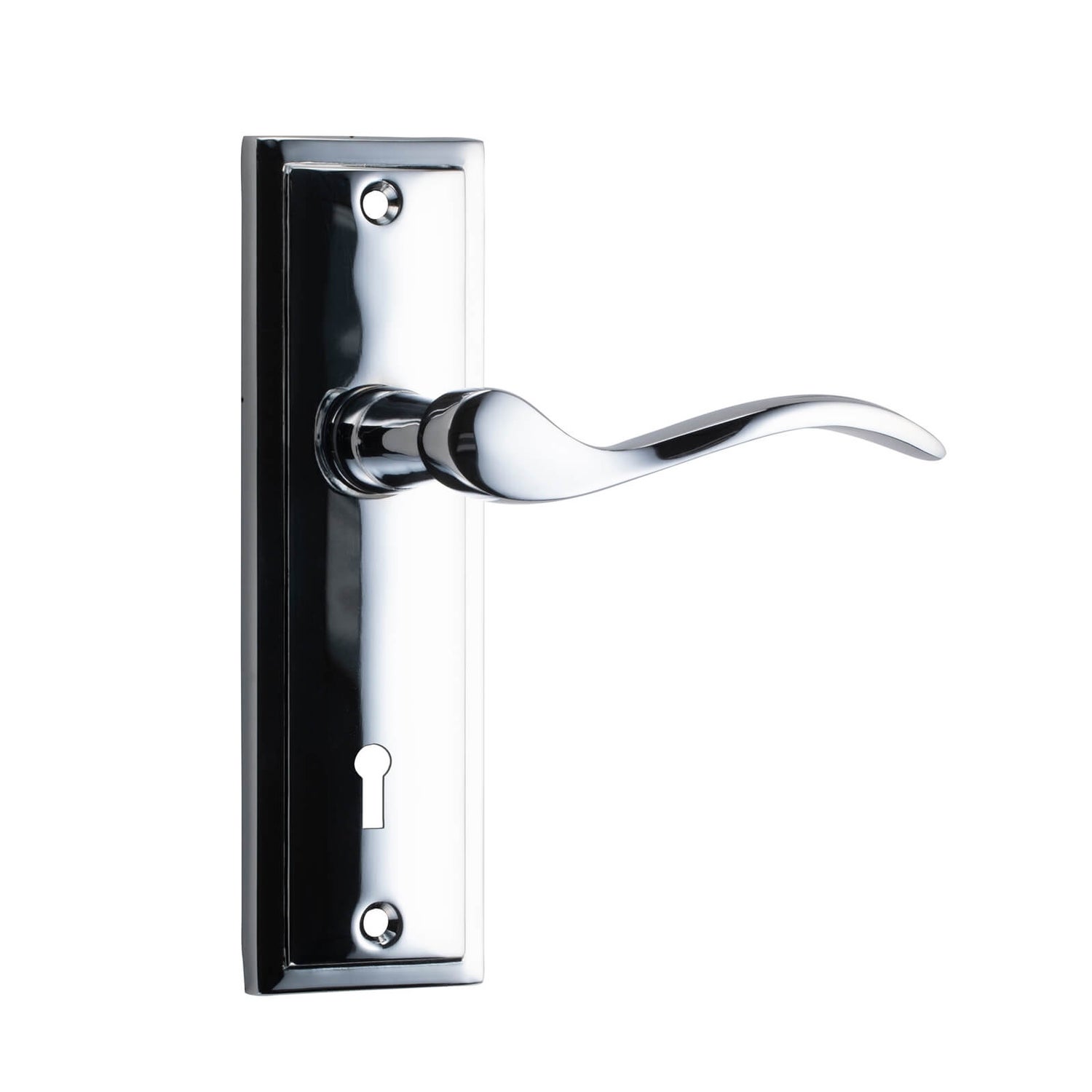 Sandleford Lupton Lock Lever Set Polished Chrome Homebase
