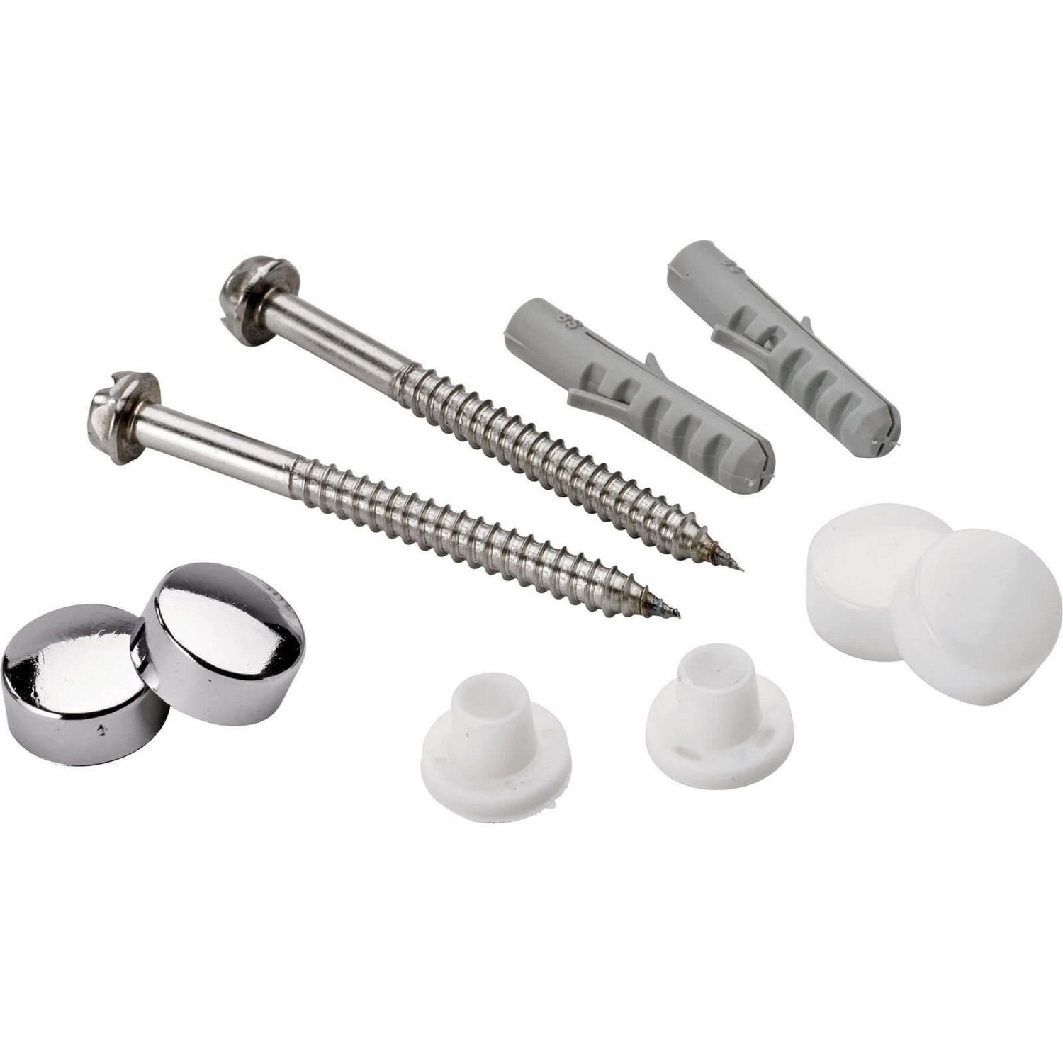 Stainless Steel Toilet Pan Screw Set Homebase