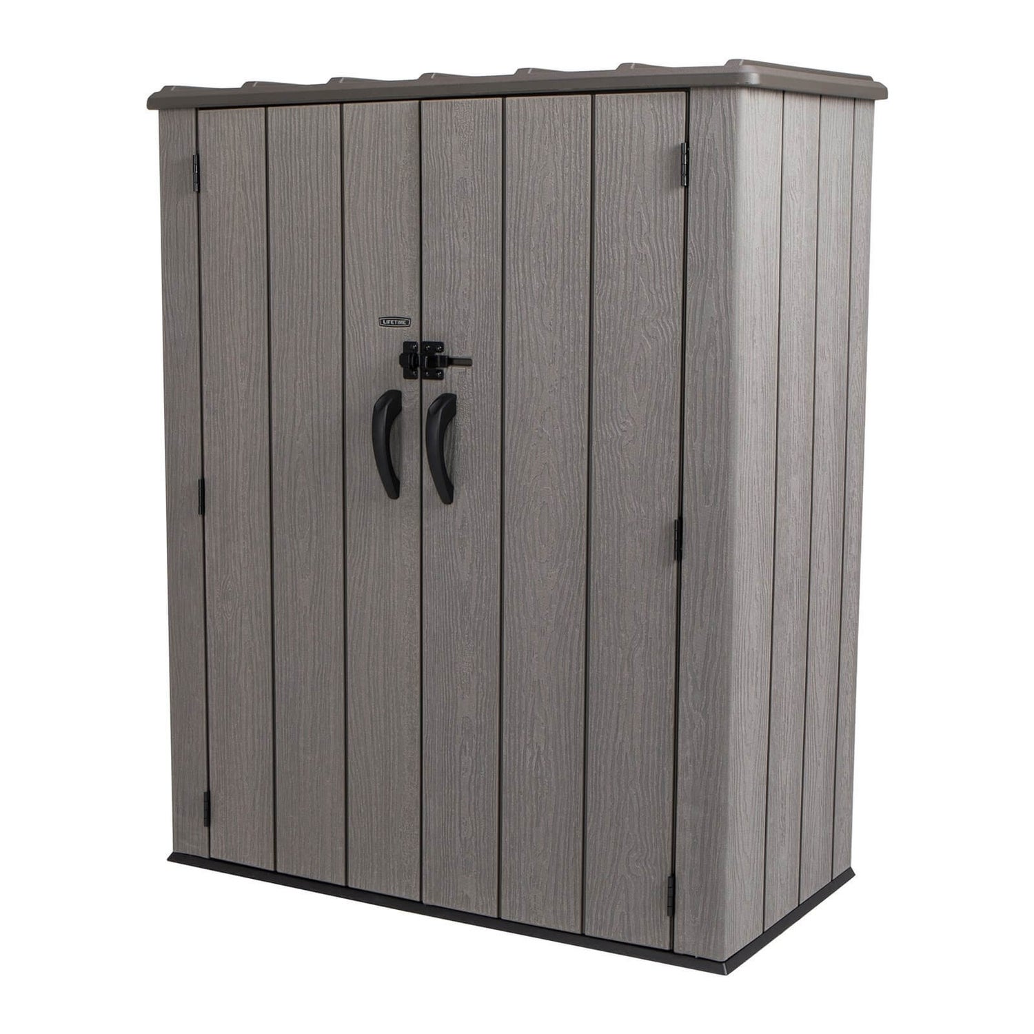Шкаф уличный. Уличный шкаф ЛАЙФТАЙМ Lifetime Woodlook 60209. Уличный шкаф ЛАЙФТАЙМ Lifetime Woodlook 1500л. Пластиковый сарай Lifetime Woodlook. Шкаф Lifetime Woodlook усиленный (фактура дерева) 1500 л..