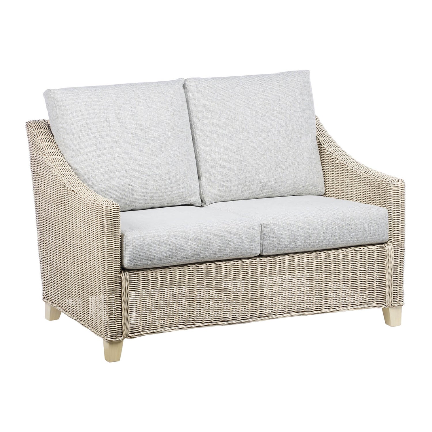 Dijon 2 Seater Sofa Sofa In Pebble Homebase