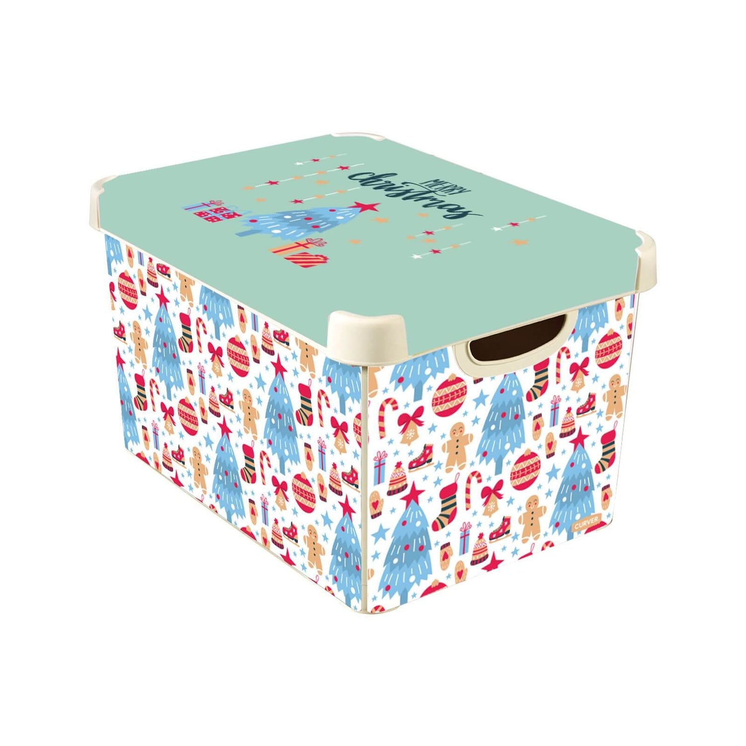 Curver Xmas Box Decorations Homebase