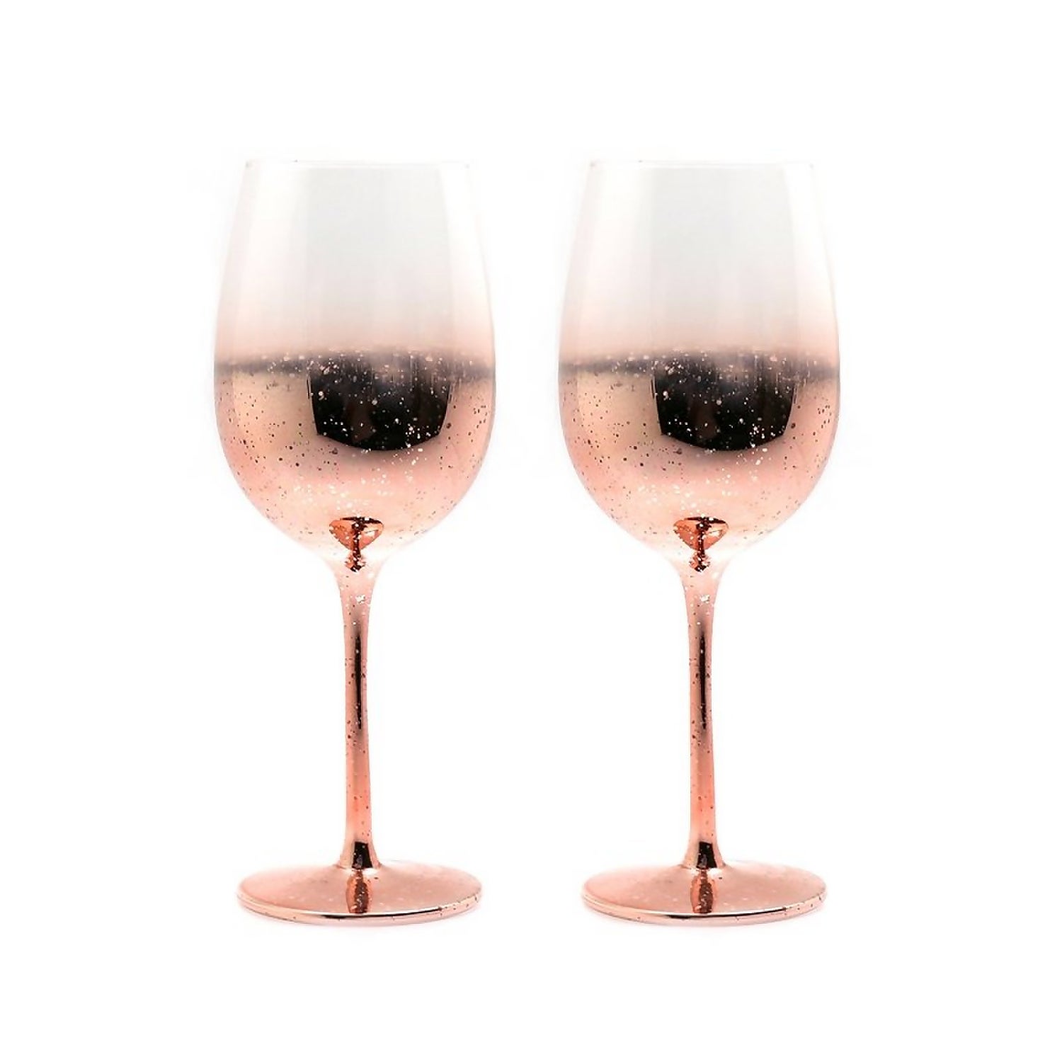 Wine Glasses Set of 2 Rose Gold Homebase