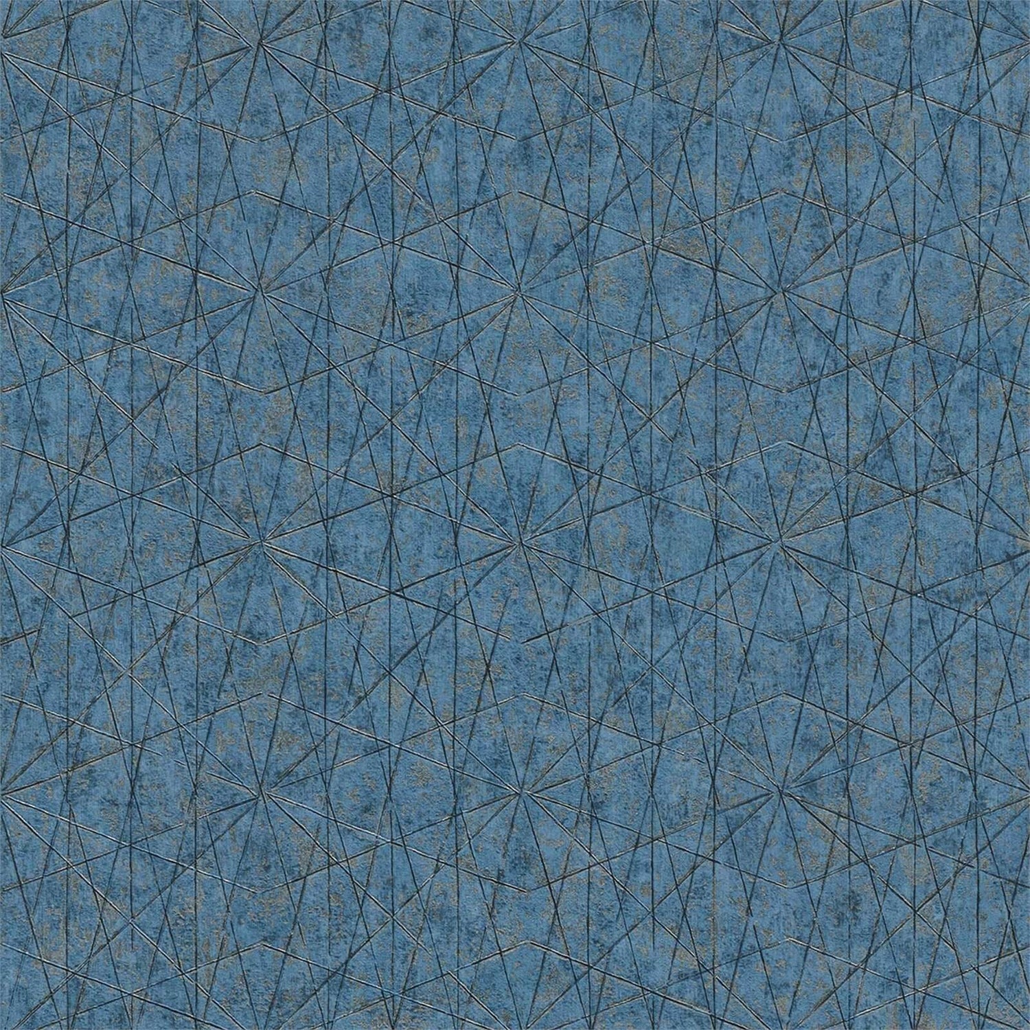 Grandeco Wari Blue Wallpaper Homebase