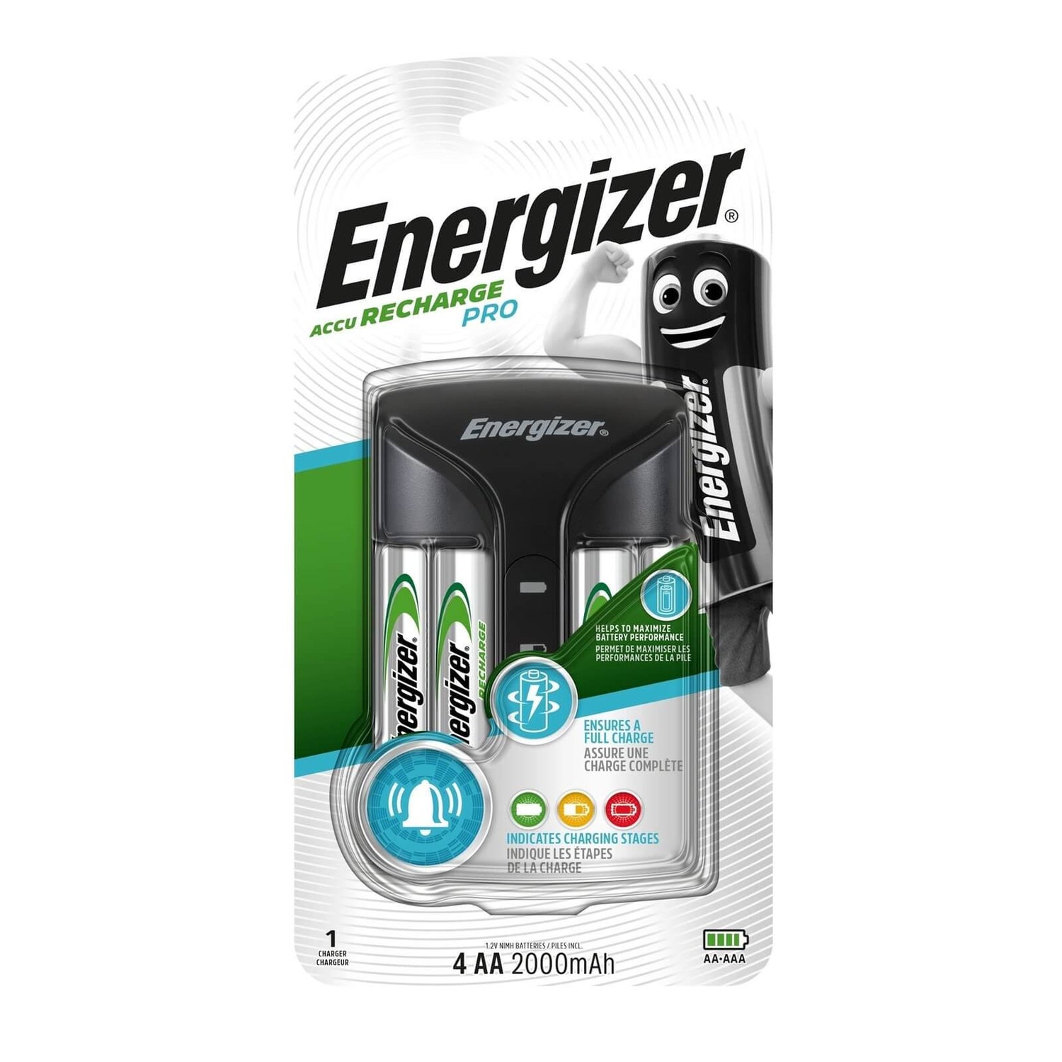 Energizer NiMH Recharge Pro Charger Homebase