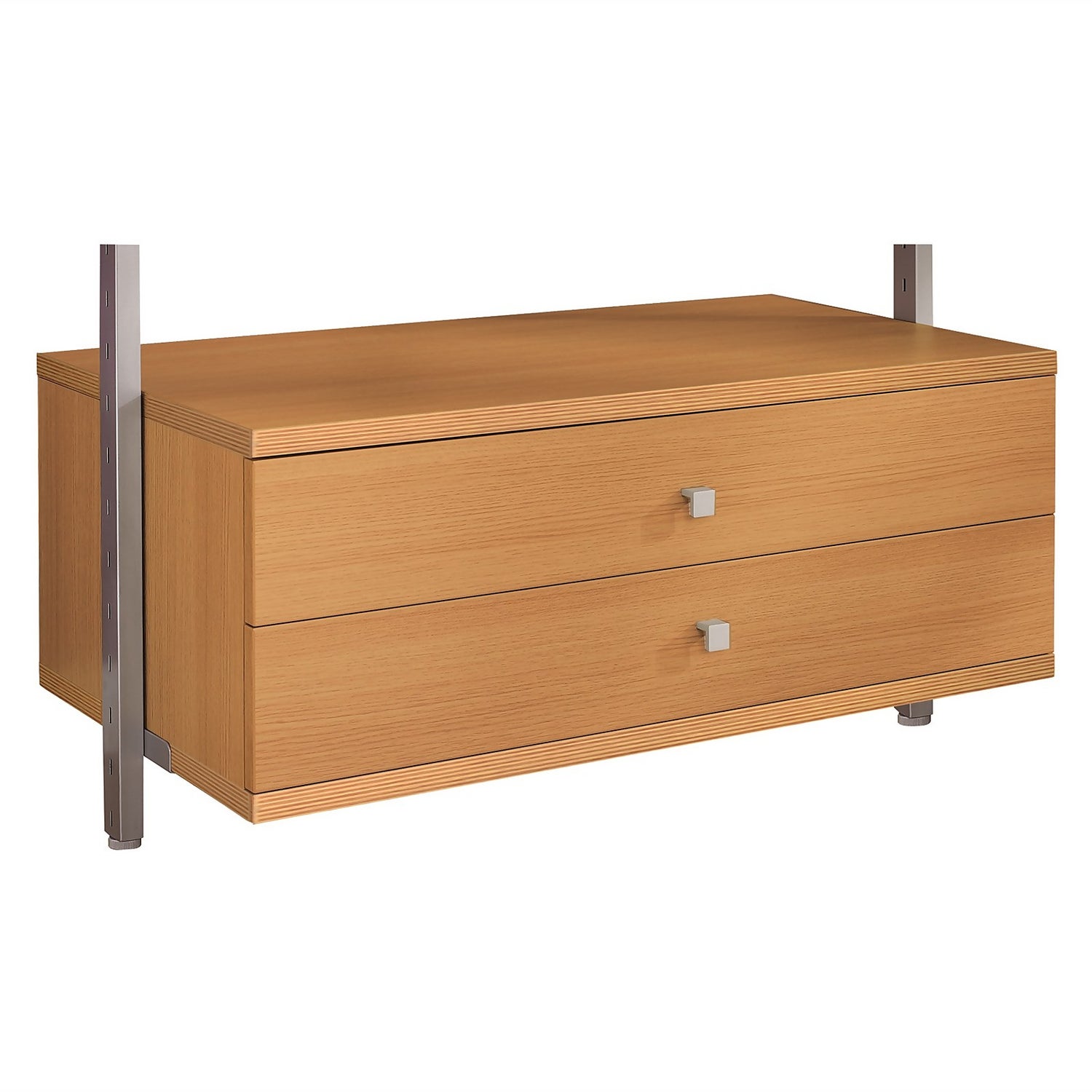 Aura Wardrobe Storage Large Drawer Kit (W)900mm Oak Homebase