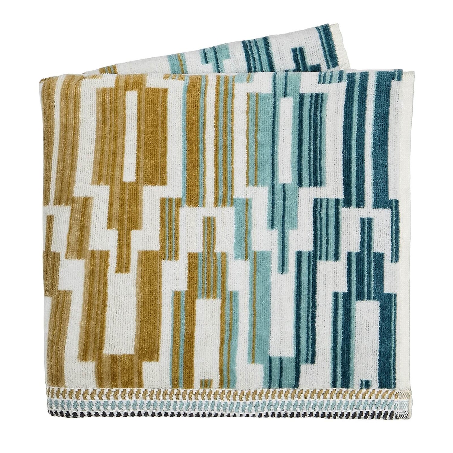 Zeya Towels Bath Green Homebase