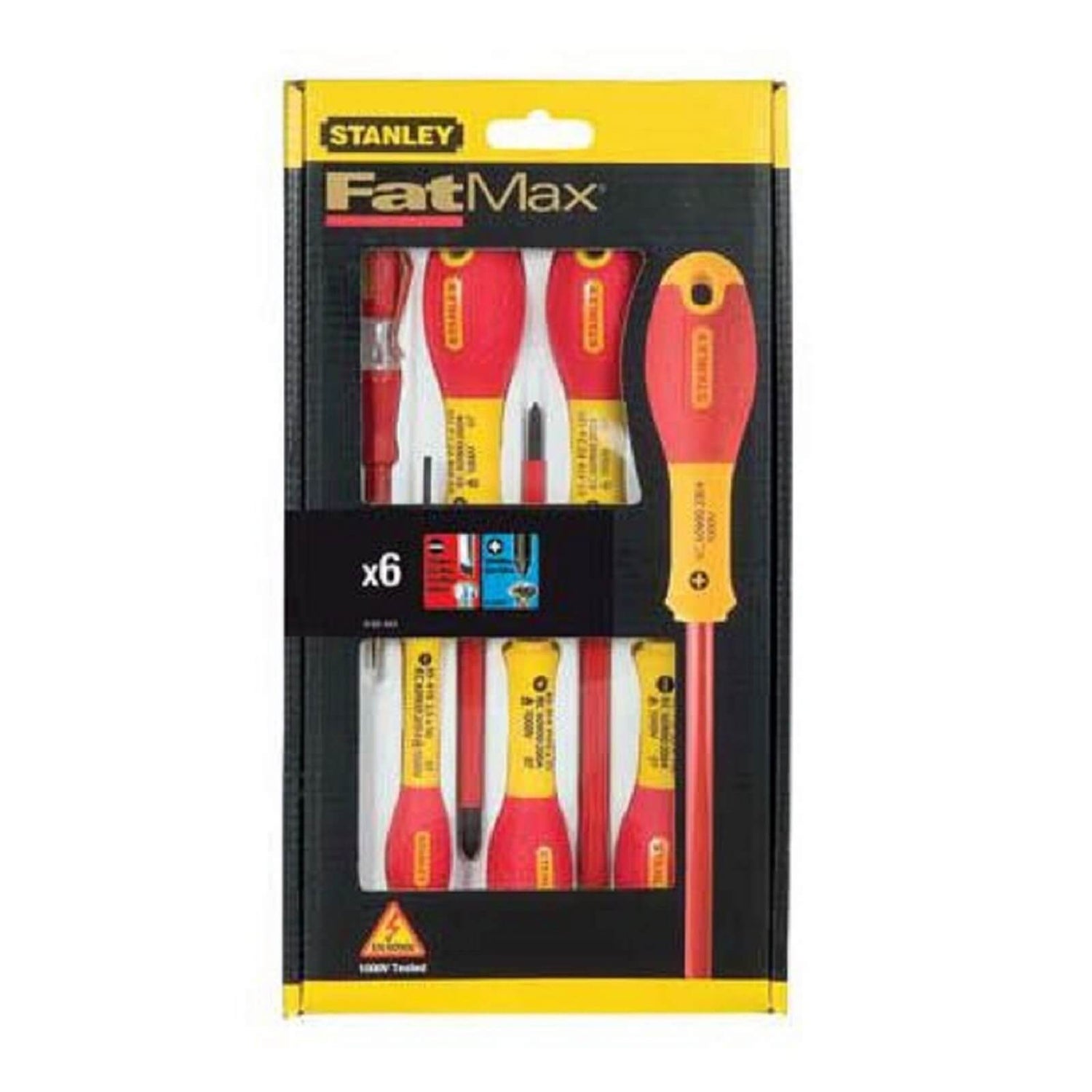 Stanley Fat Max Insulated Screwdriver 6 Piece Homebase