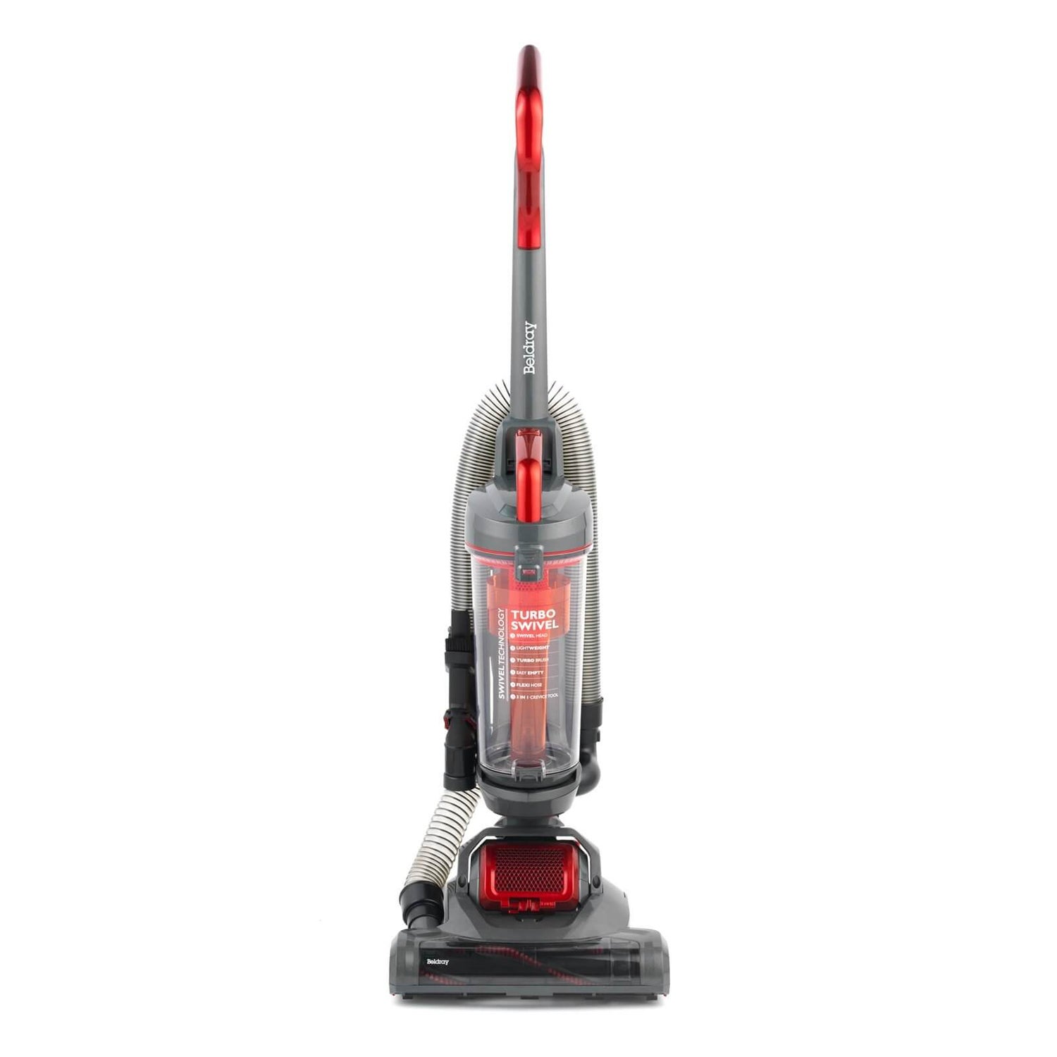 Beldray Turbo Swivel Lightweight Upright Vacuum Cleaner with