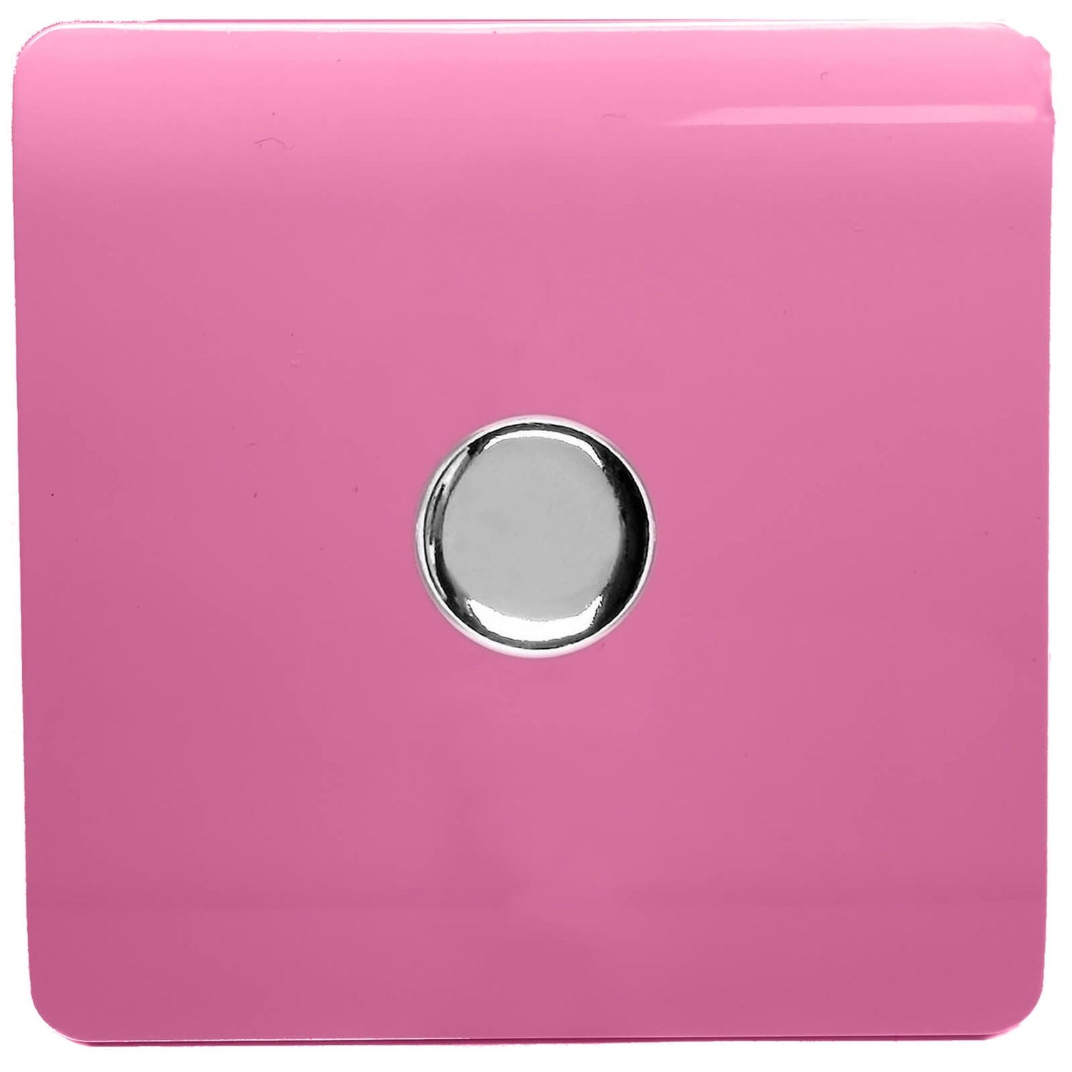 Trendi Switch 1 Gang 120 Watt LED Dimmer Switch in Pink Homebase