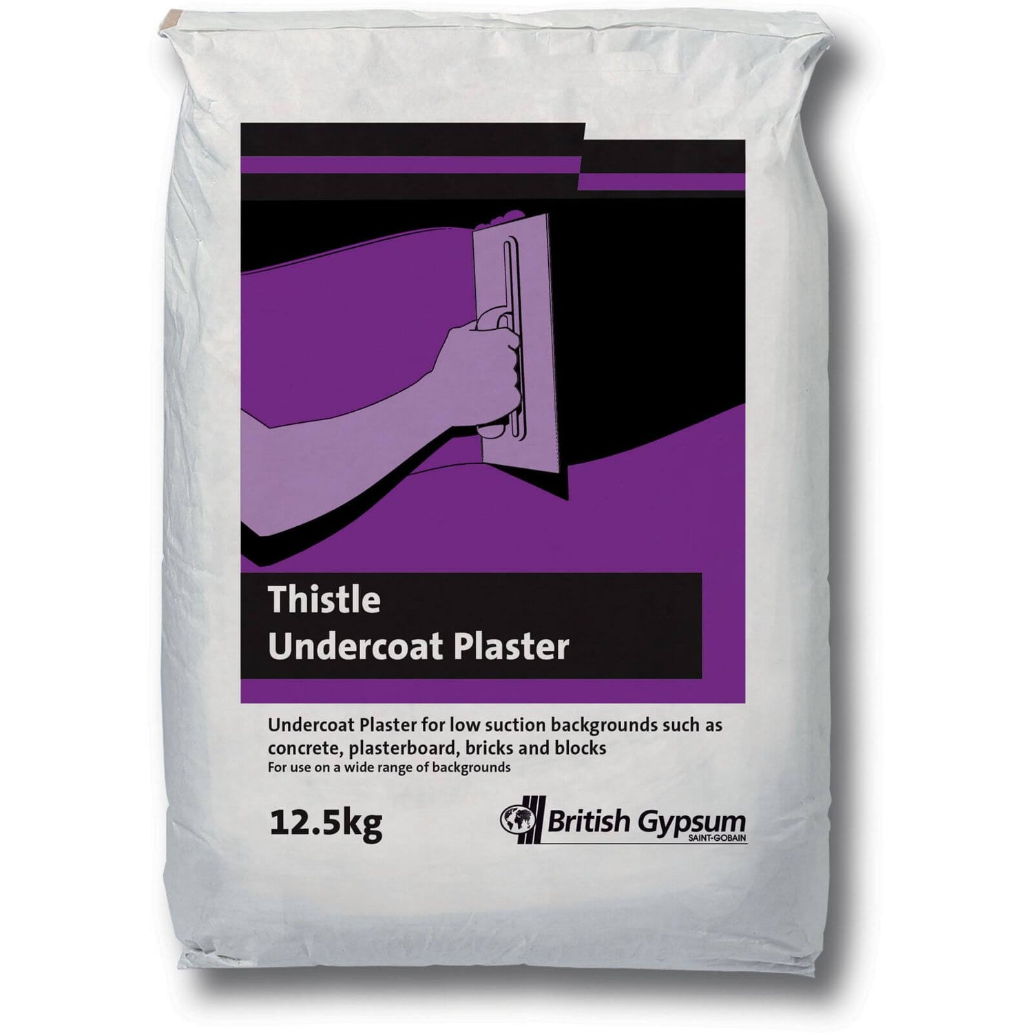 Thistle Undercoat Plaster 12.5kg Homebase