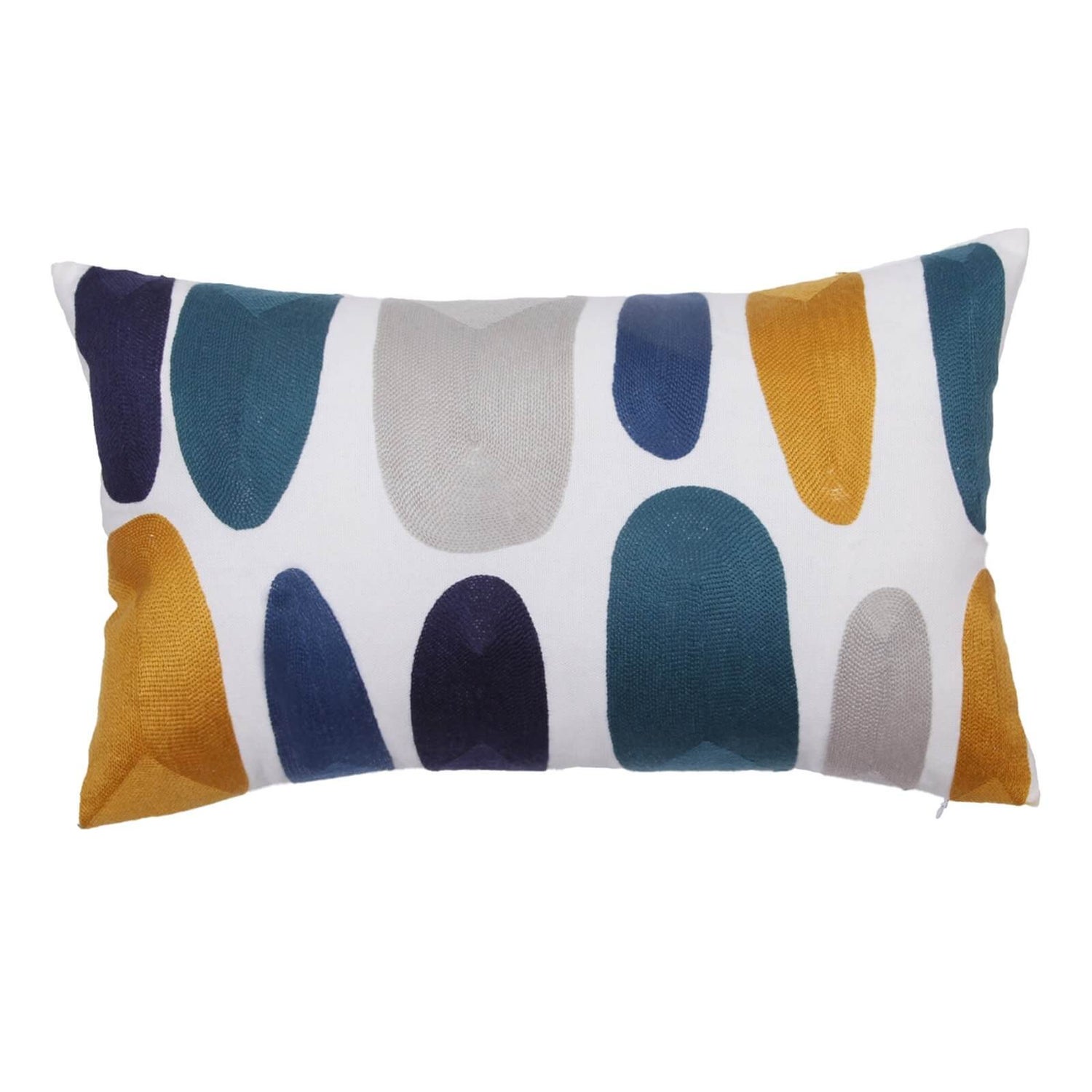 Abstract Domes Cushion 30x50cm Homebase