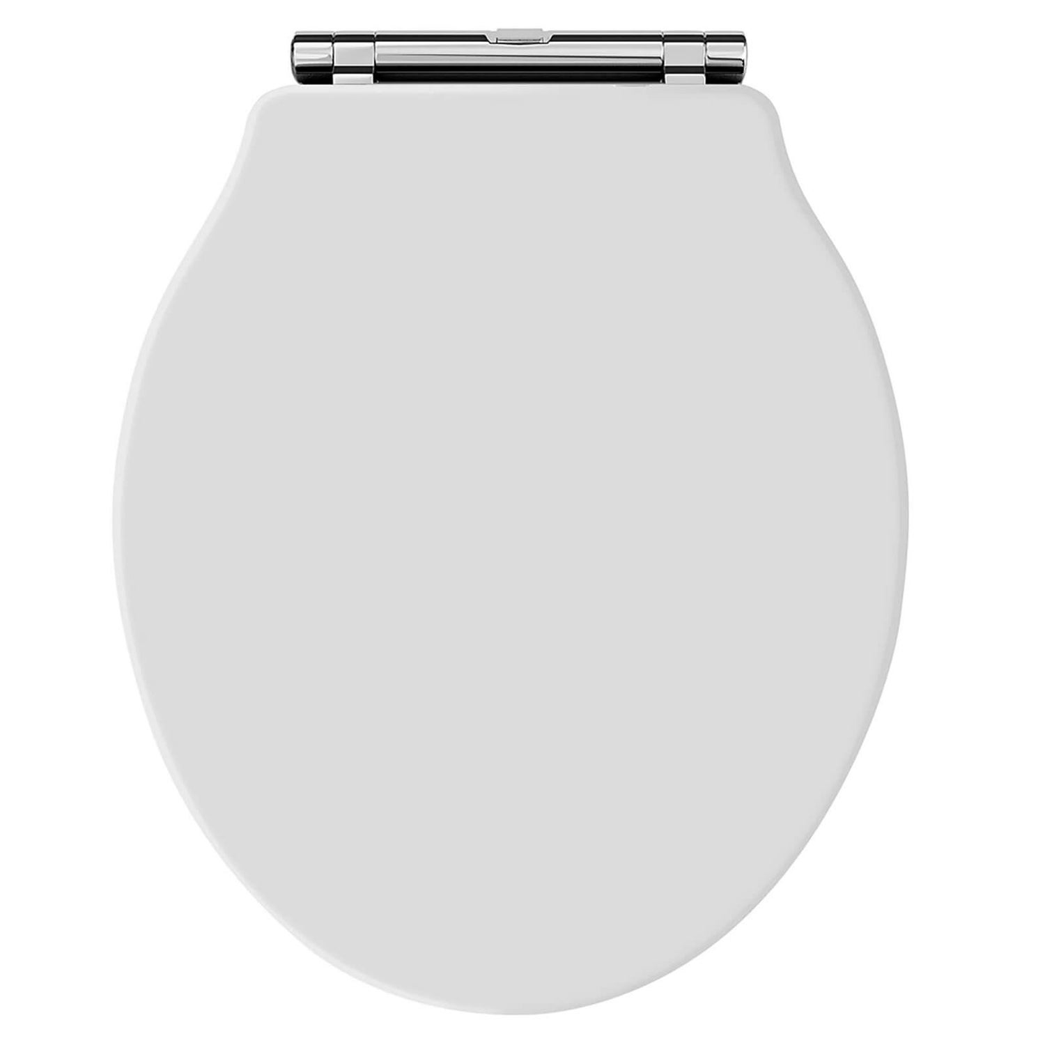 Savoy White Toilet Seat Homebase