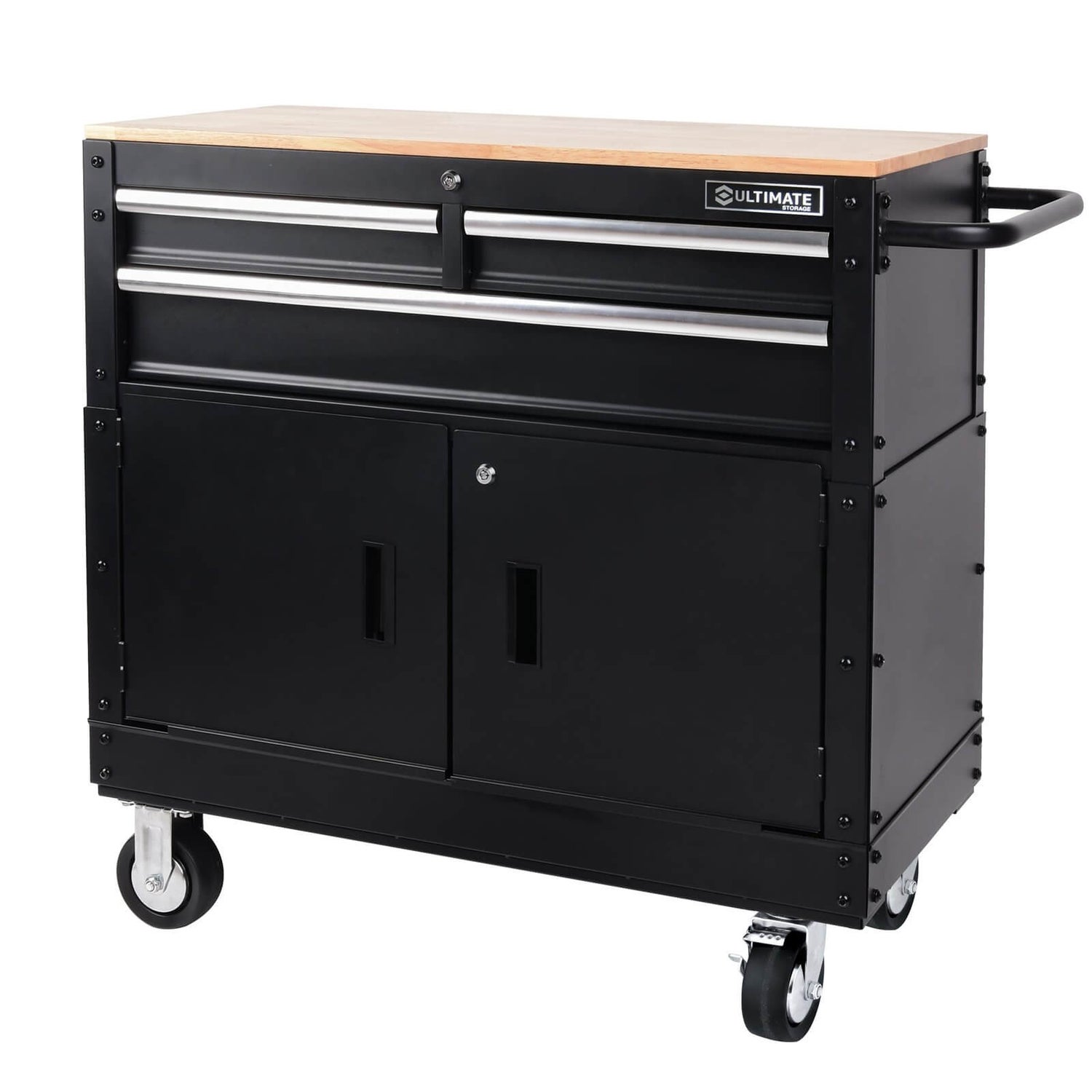 36 Mobile Workbench With Tool Storage Homebase