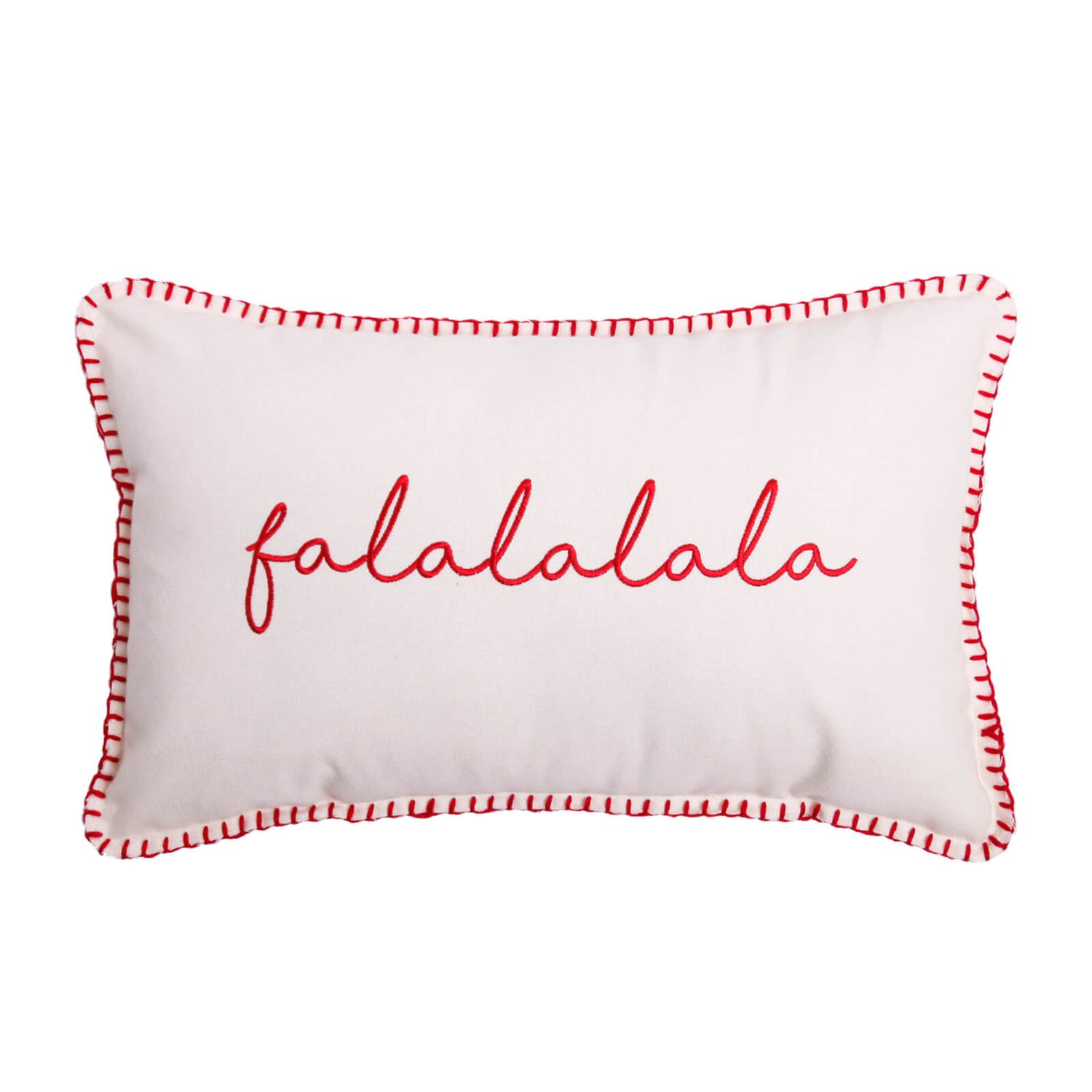 Falalalala Cushion 30 x 50cm | Homebase