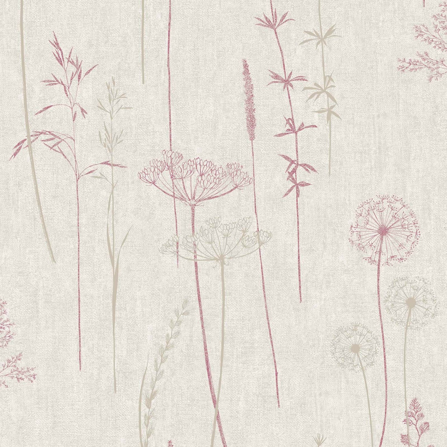 Superfresco Easy Wild Meadow Flowers Red Wallpaper Homebase