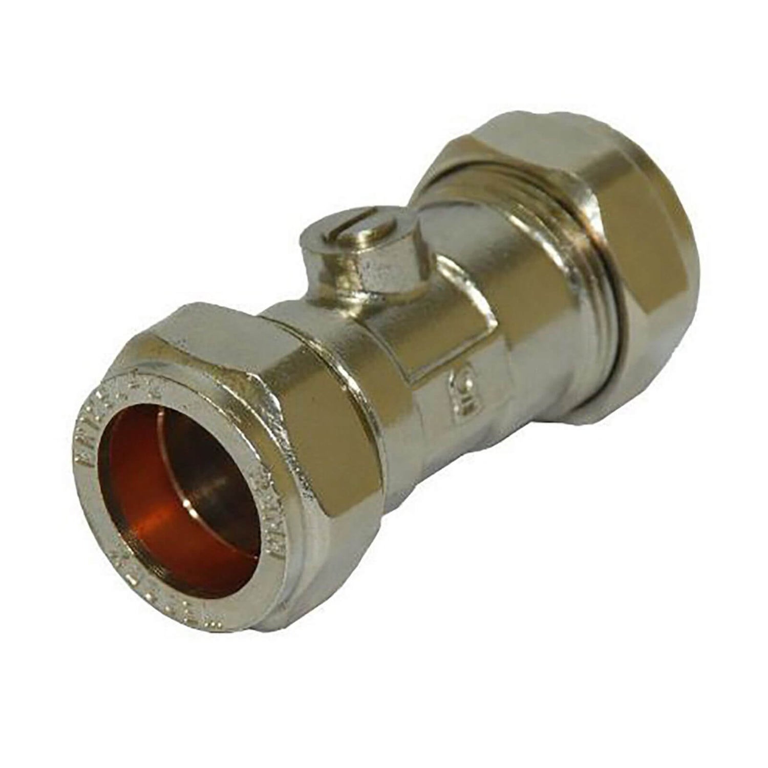 Compression Fitting Isolation Valve 22mm Homebase
