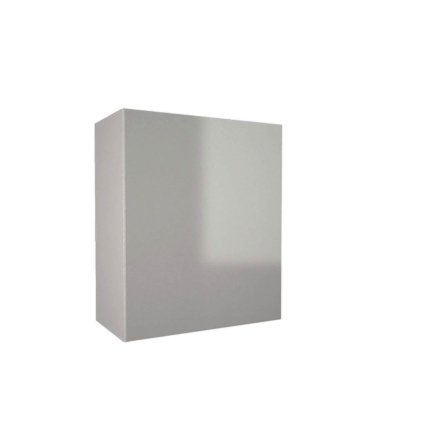 High Gloss Slab Grey 600mm Wall Unit Homebase