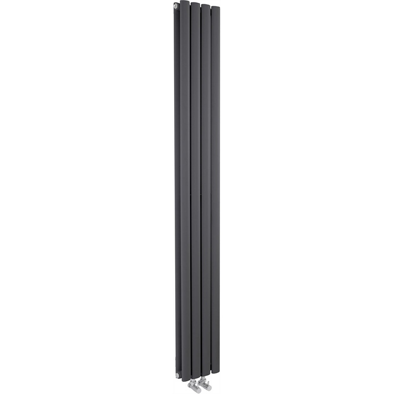 Balterley Embrace Cloakroom Radiator 1800 x 236mm Anthracite Homebase
