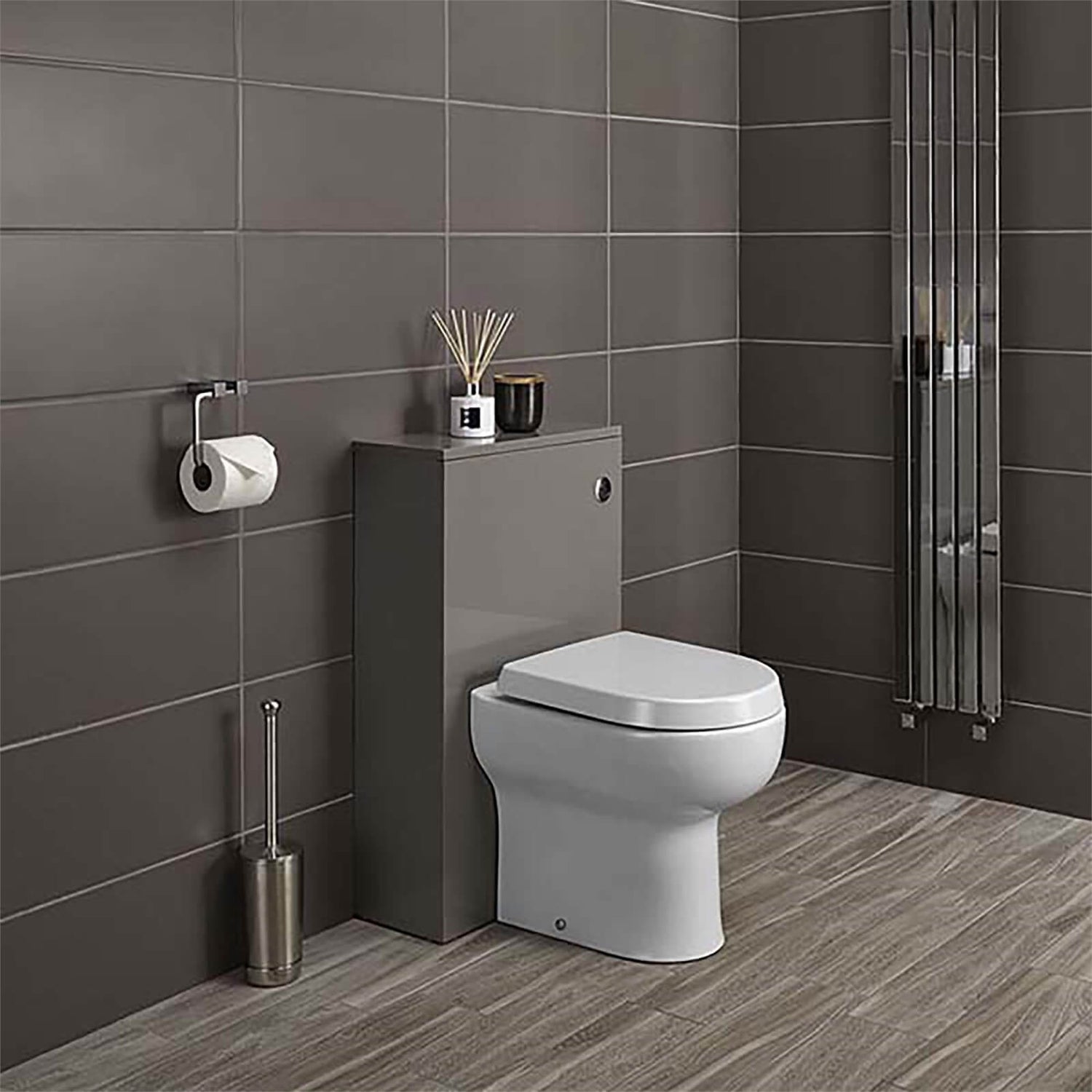 Bathstore Alpine Duo 500mm Toilet Unit (including Dual Cistern Fittings