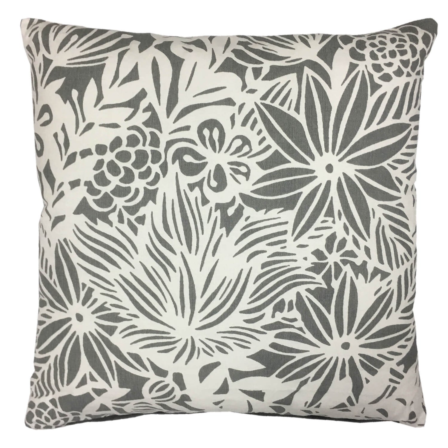 Grey Patterned Cushion Homebase