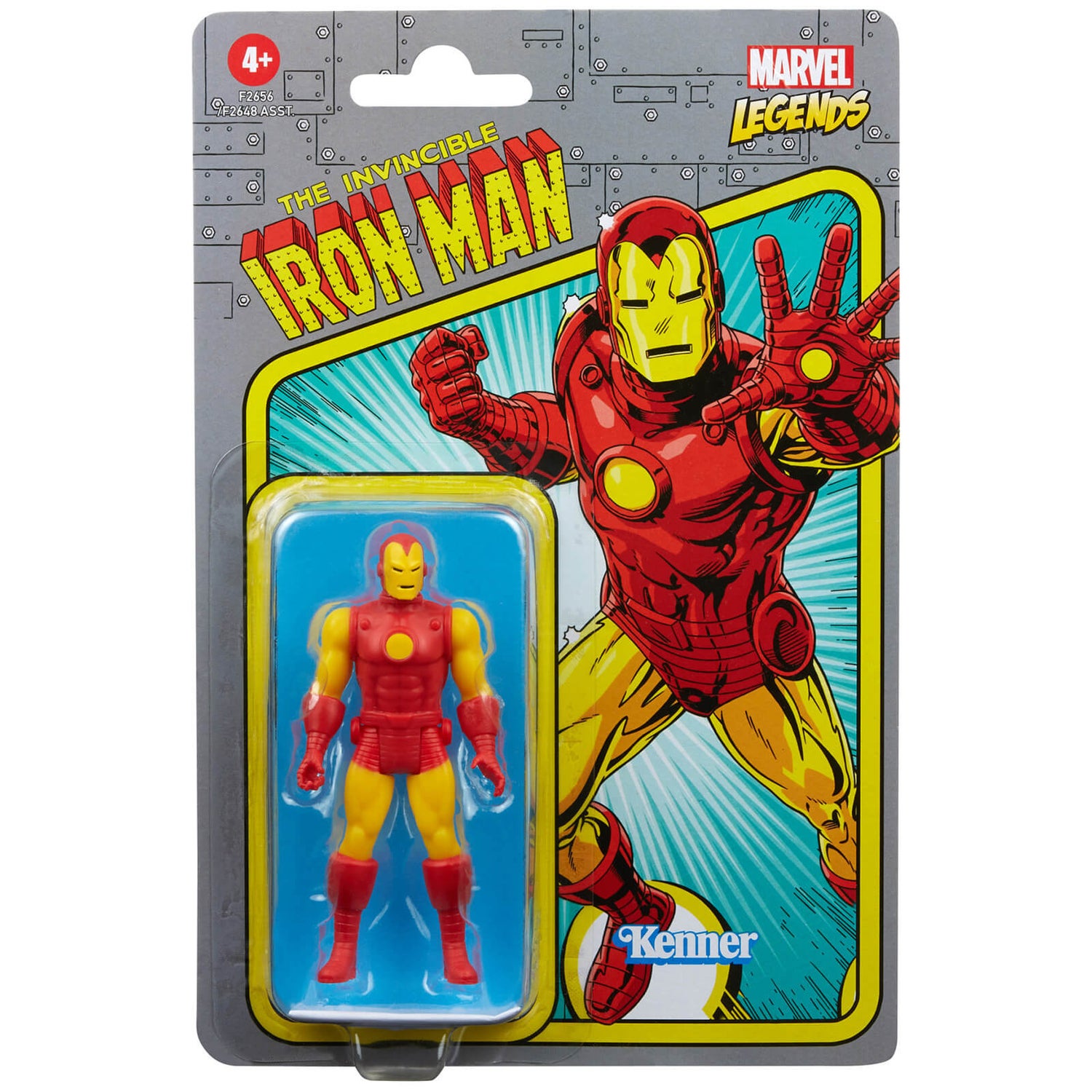 Hasbro Marvel Legends Retro 375 Marvel’s Iron Man Action Figure Toys ...