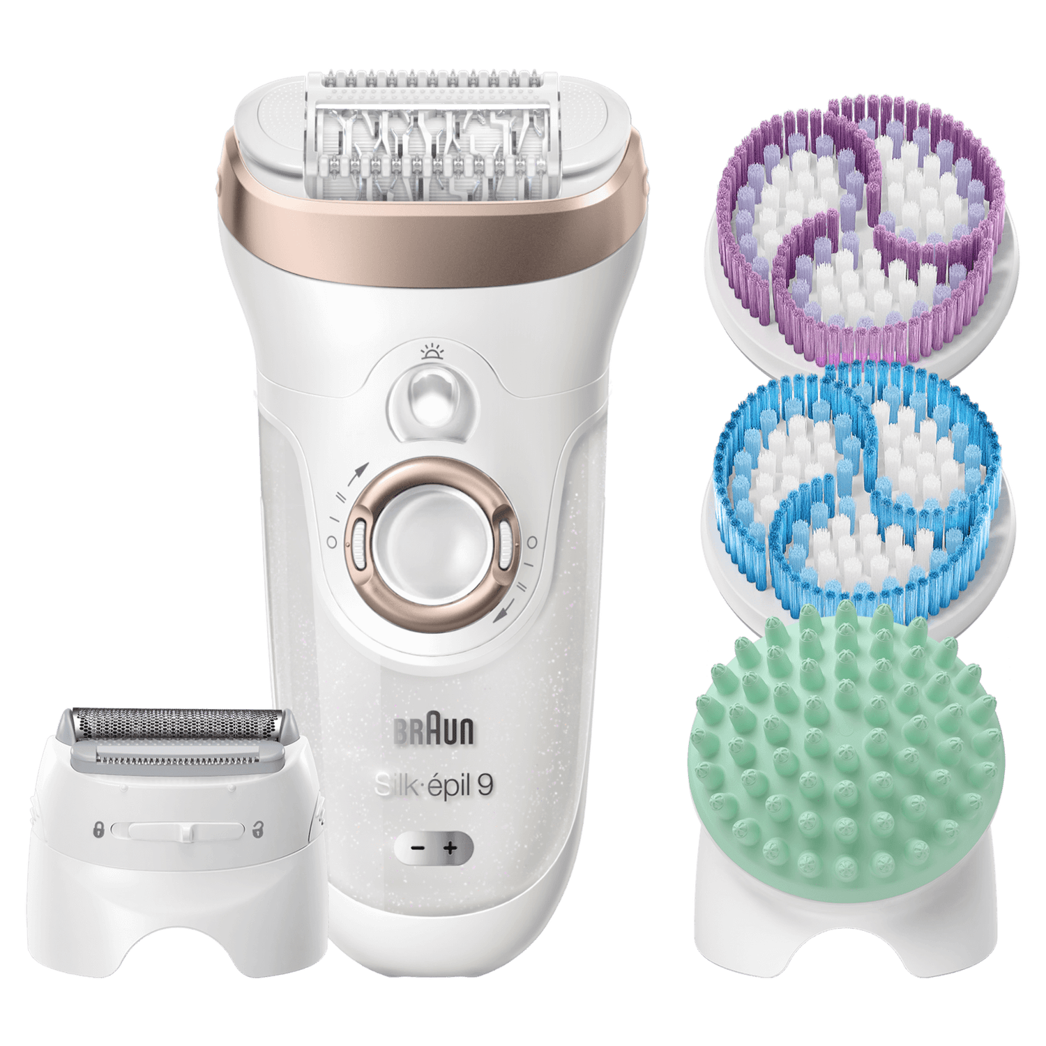 Braun Silk-épil 9 Skinspa 9961 Wet and Dry Epilator and Exfoliator ...