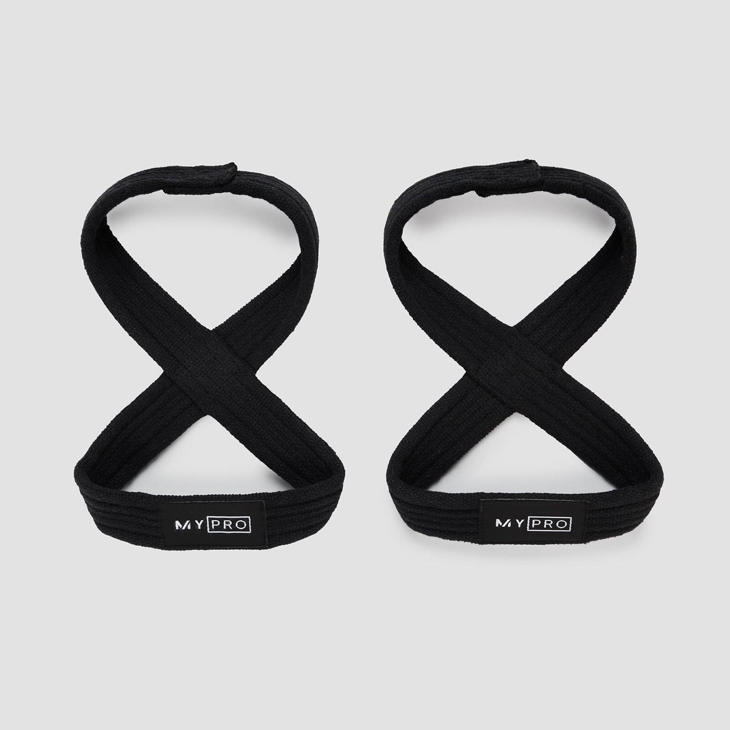 MYPRO Figure of 8 Lifting Straps Black MYPROTEIN™