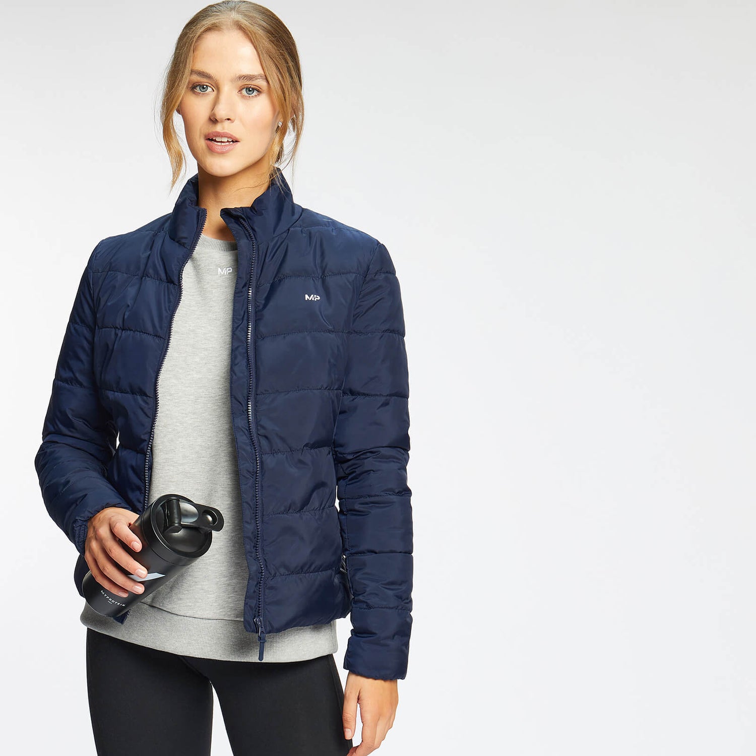 MP Women's Outerwear Lightweight Puffer Jacket Navy MYPROTEIN™