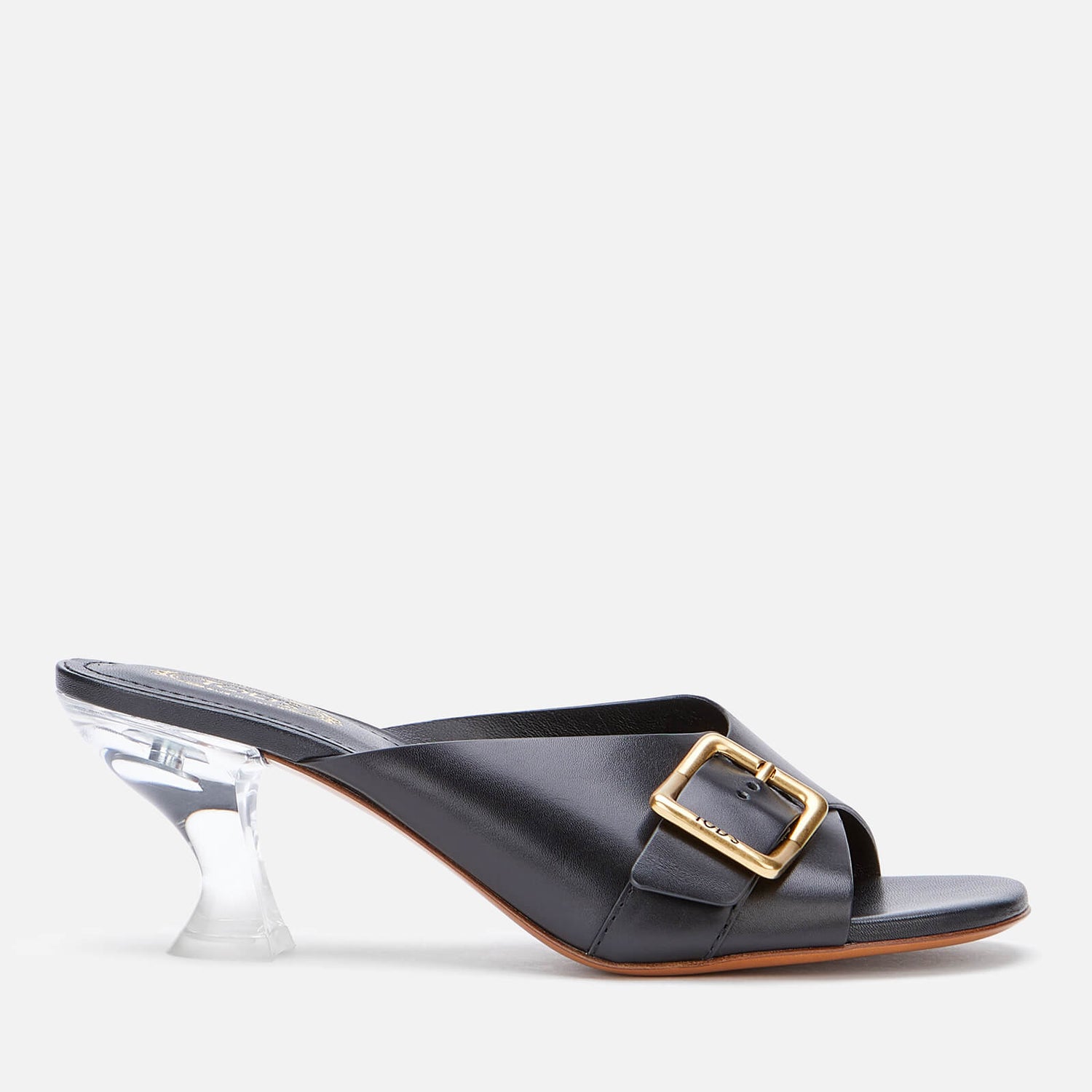 Tod's Women's Leather Heeled Mules - Black - Free UK Delivery Available