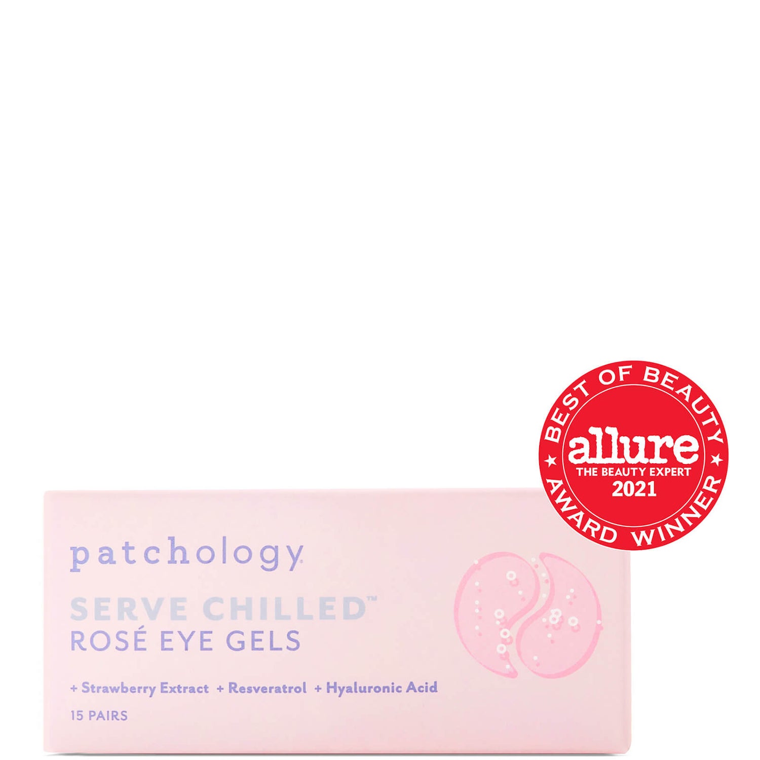 Patchology Served Chilled Rose Eye Gel 15 Pack
