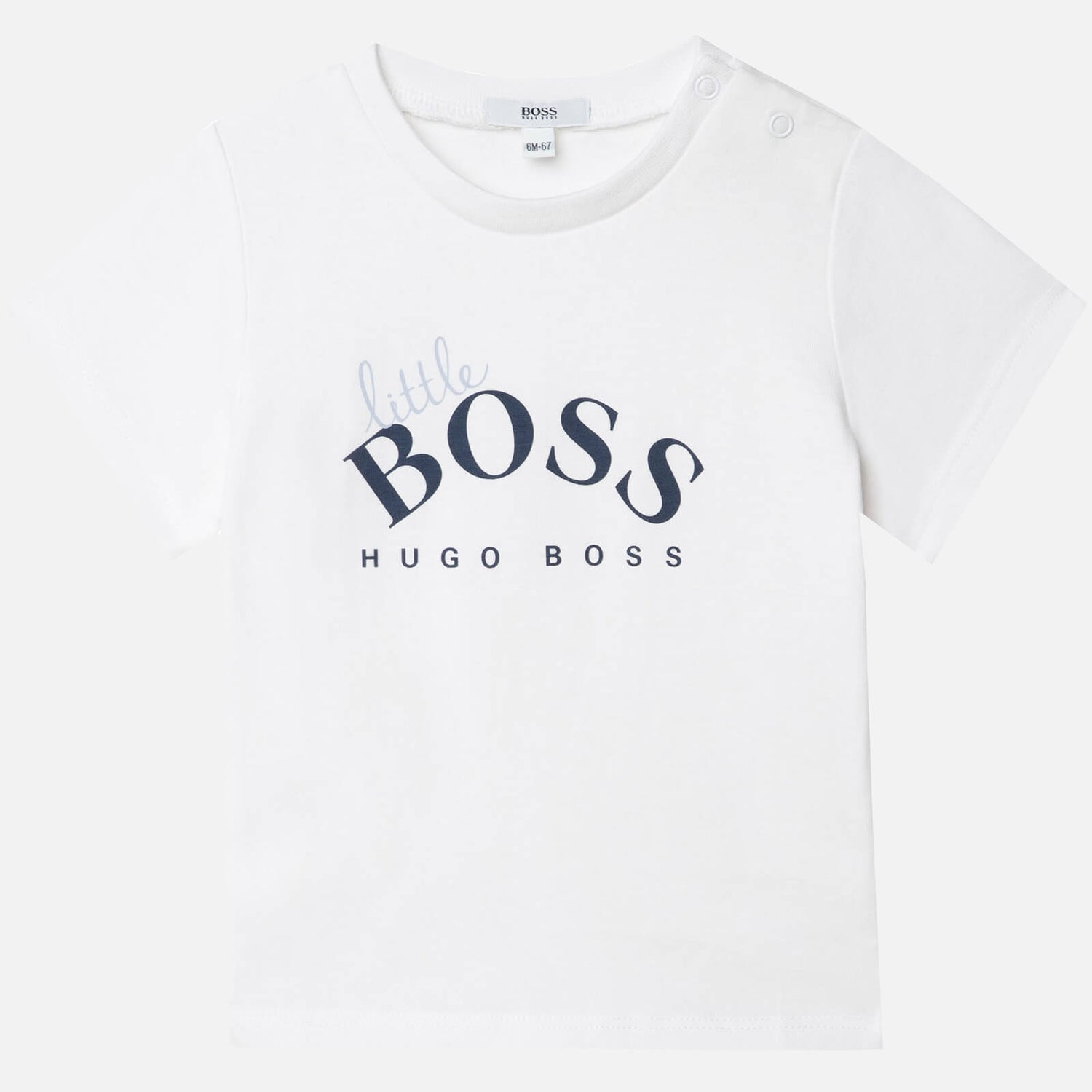 Hugo Boss Baby Boys' Logo Short Sleeve TShirt White