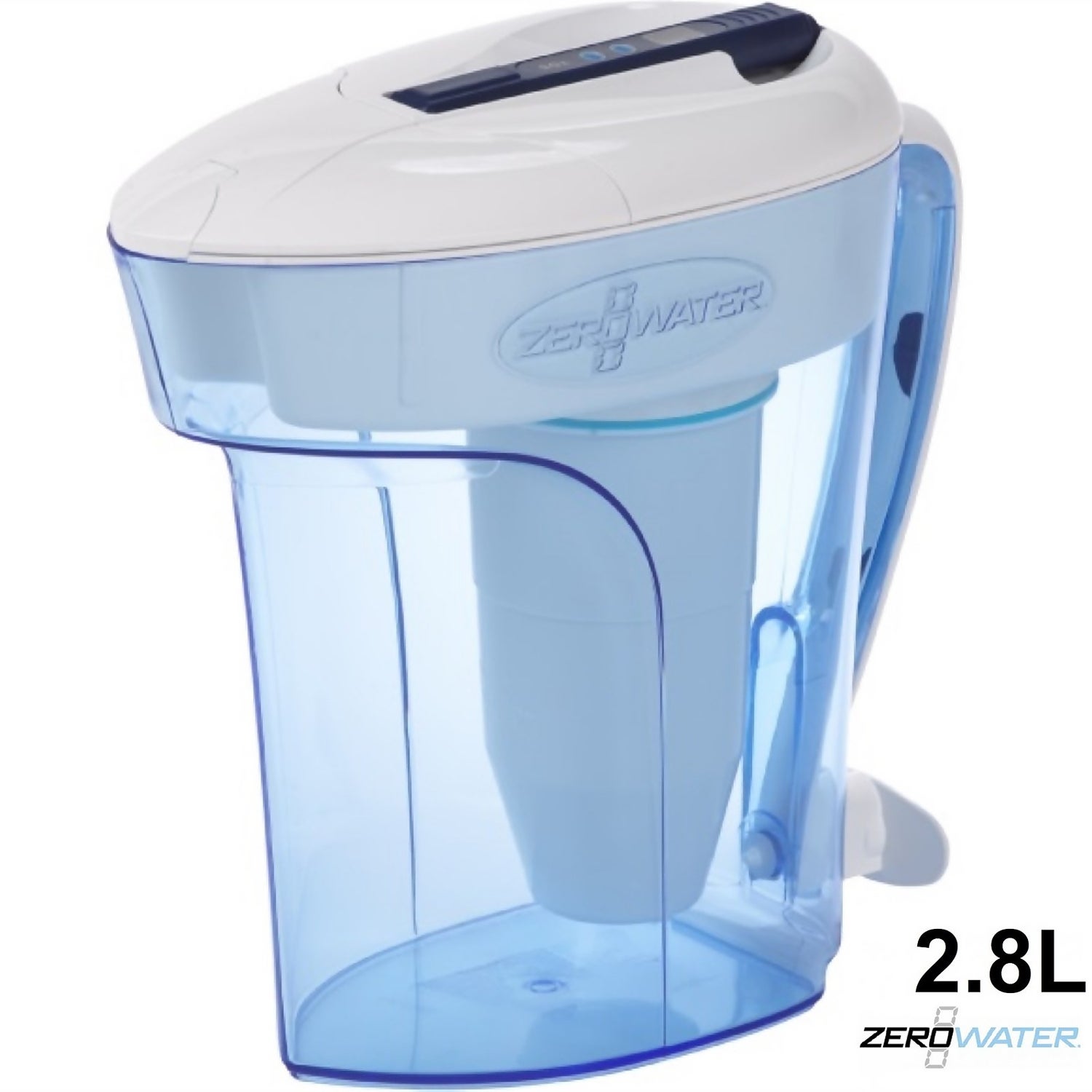 ZeroWater 12 Cup Ready Pour Water Filter Jug 2.8l Homebase